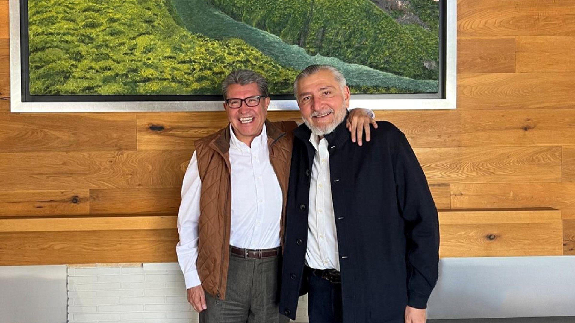 Ricardo Monreal y Adán Augusto sellan su reconciliación