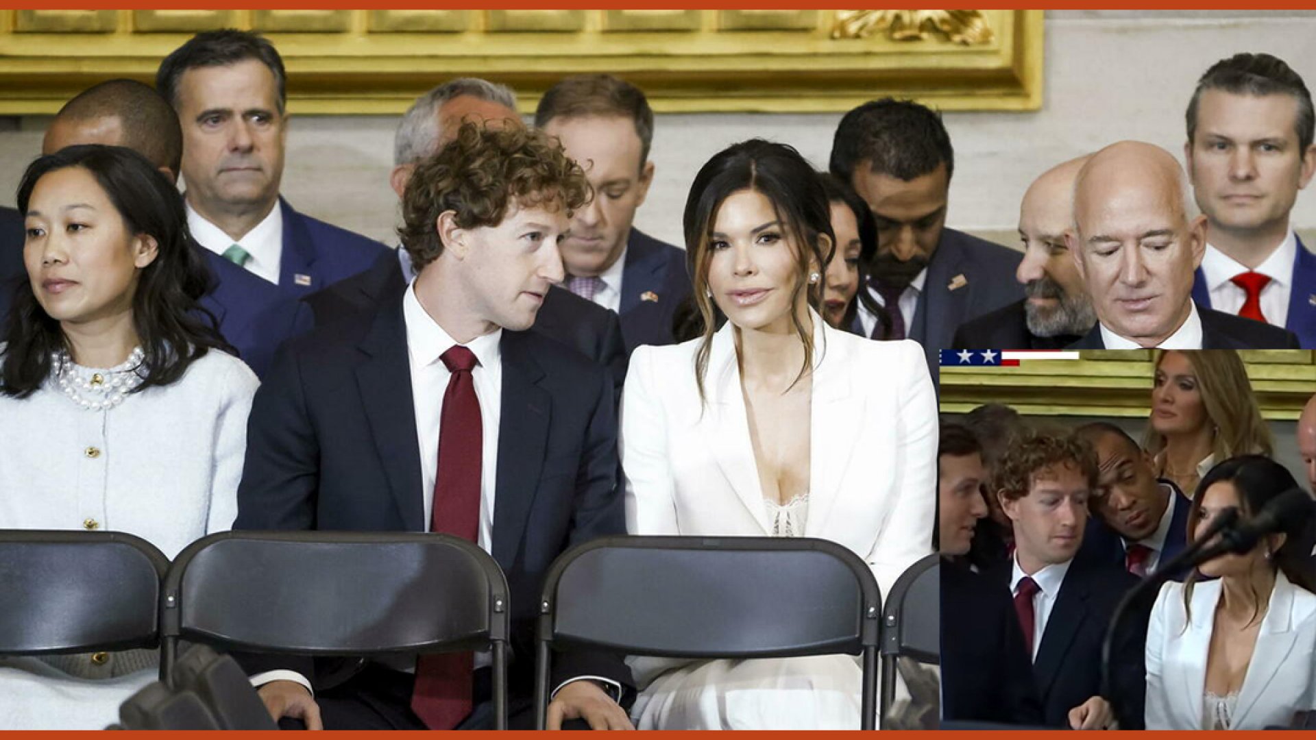 Lauren Sánchez da la nota con sexy vestuario en la investidura de Donald Trump