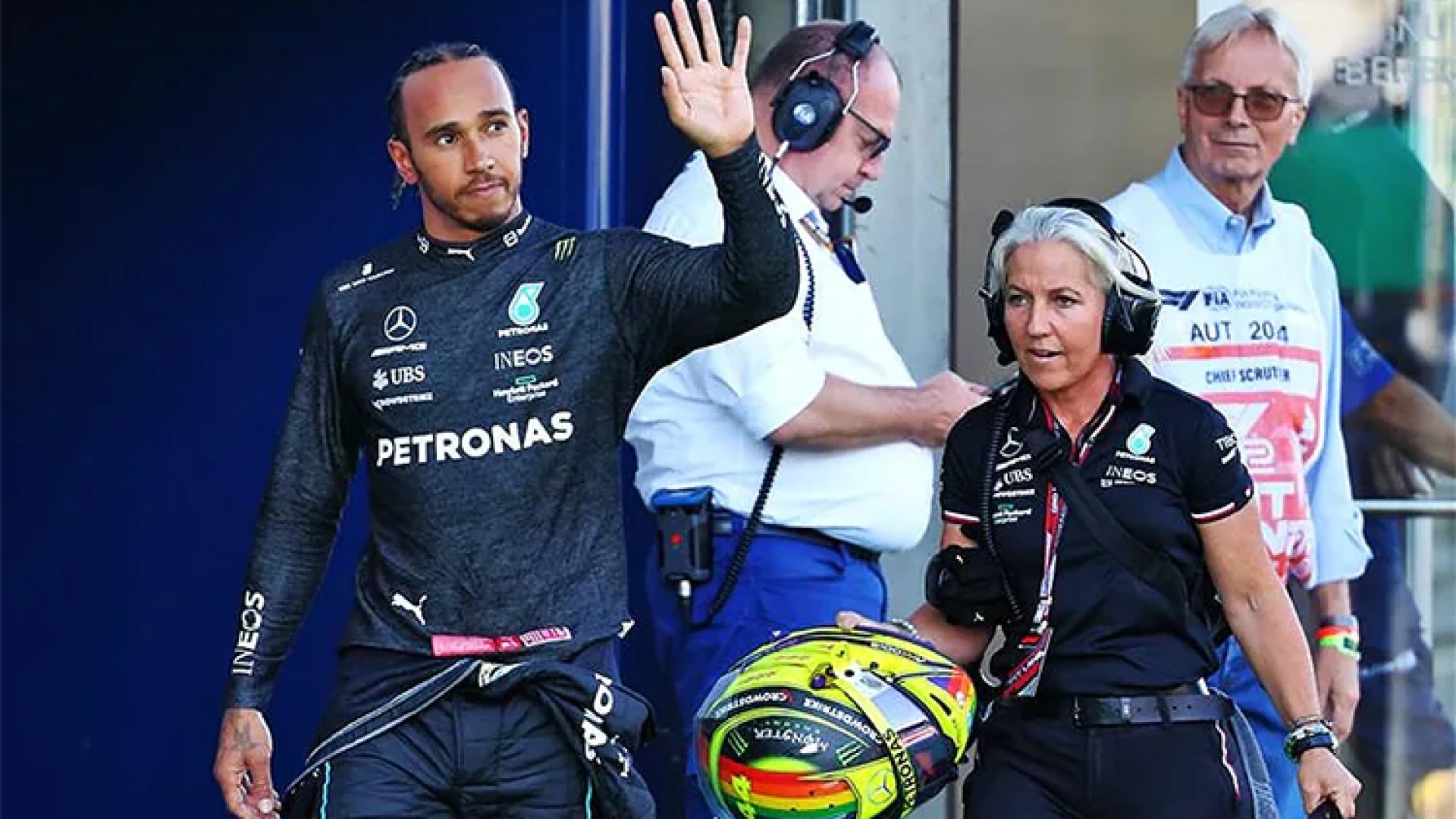 Hamilton se reúne con la fisioterapeuta Angela Cullen, en su nueva etapa con Ferrari