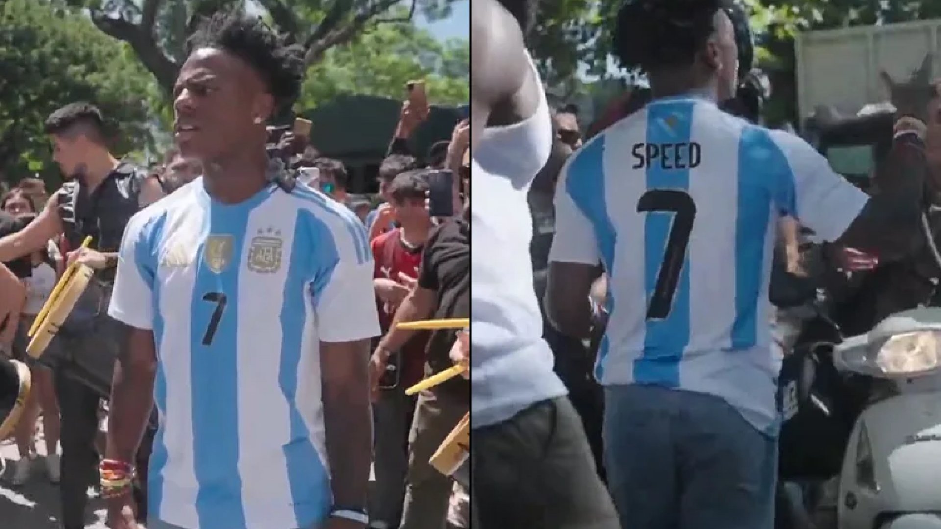 ¿Quién es Speed, el youtuber que visita Argentina?