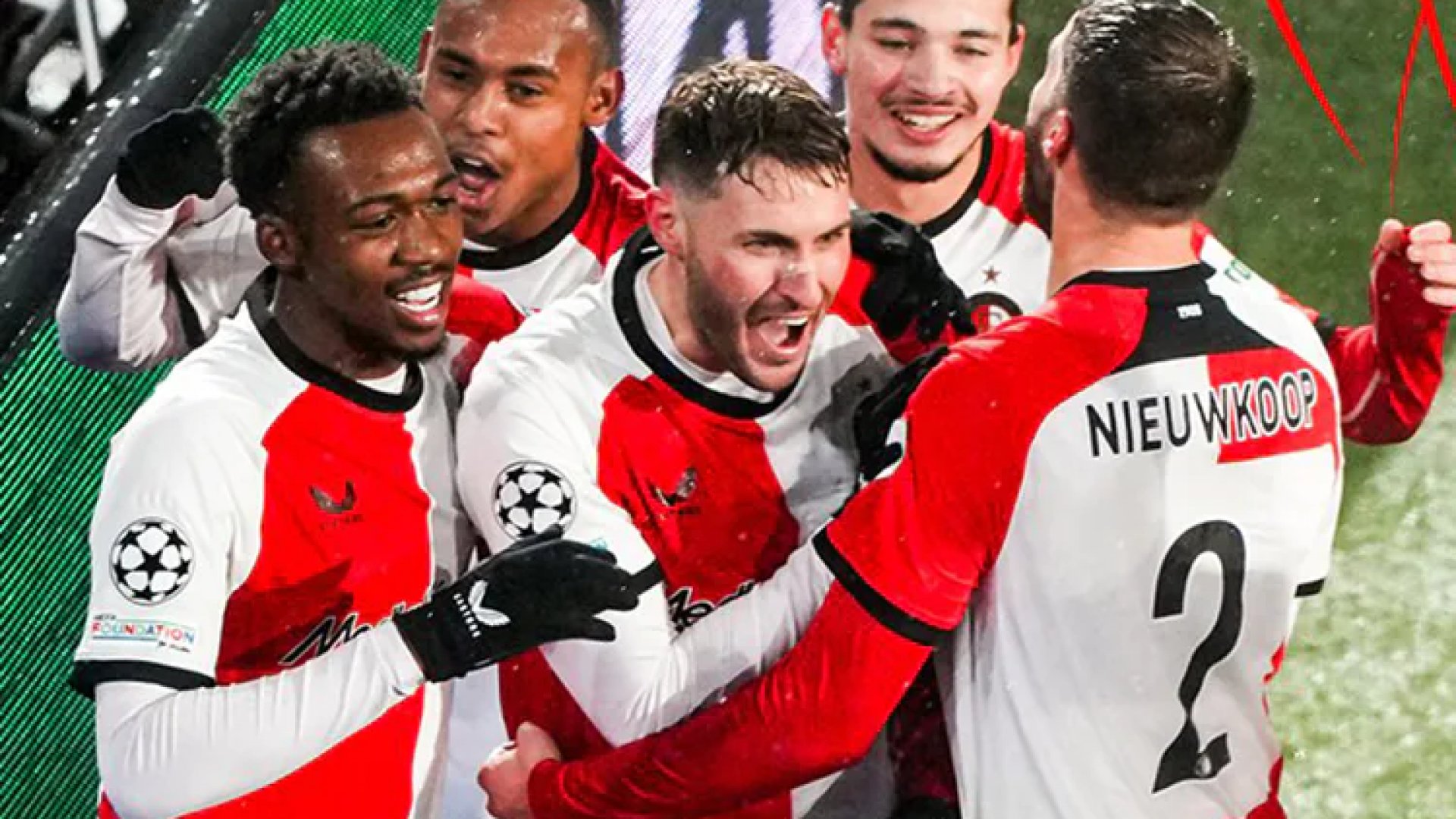 Santiago Giménez brilla con doblete en triunfo de Feyenoord ante Bayern