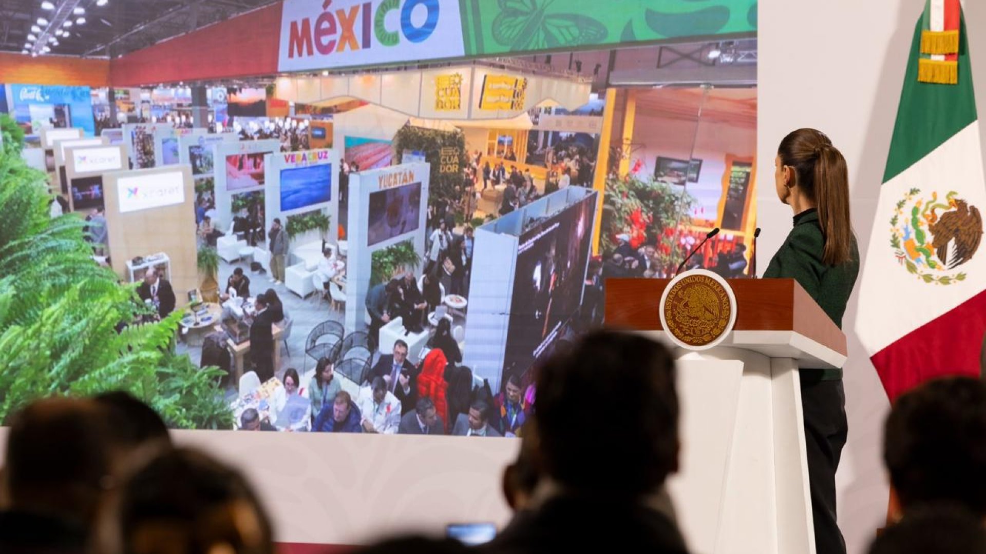 Sheinbaum presenta avances en promoción del Turismo, Tren Maya y Mexicana de Aviación