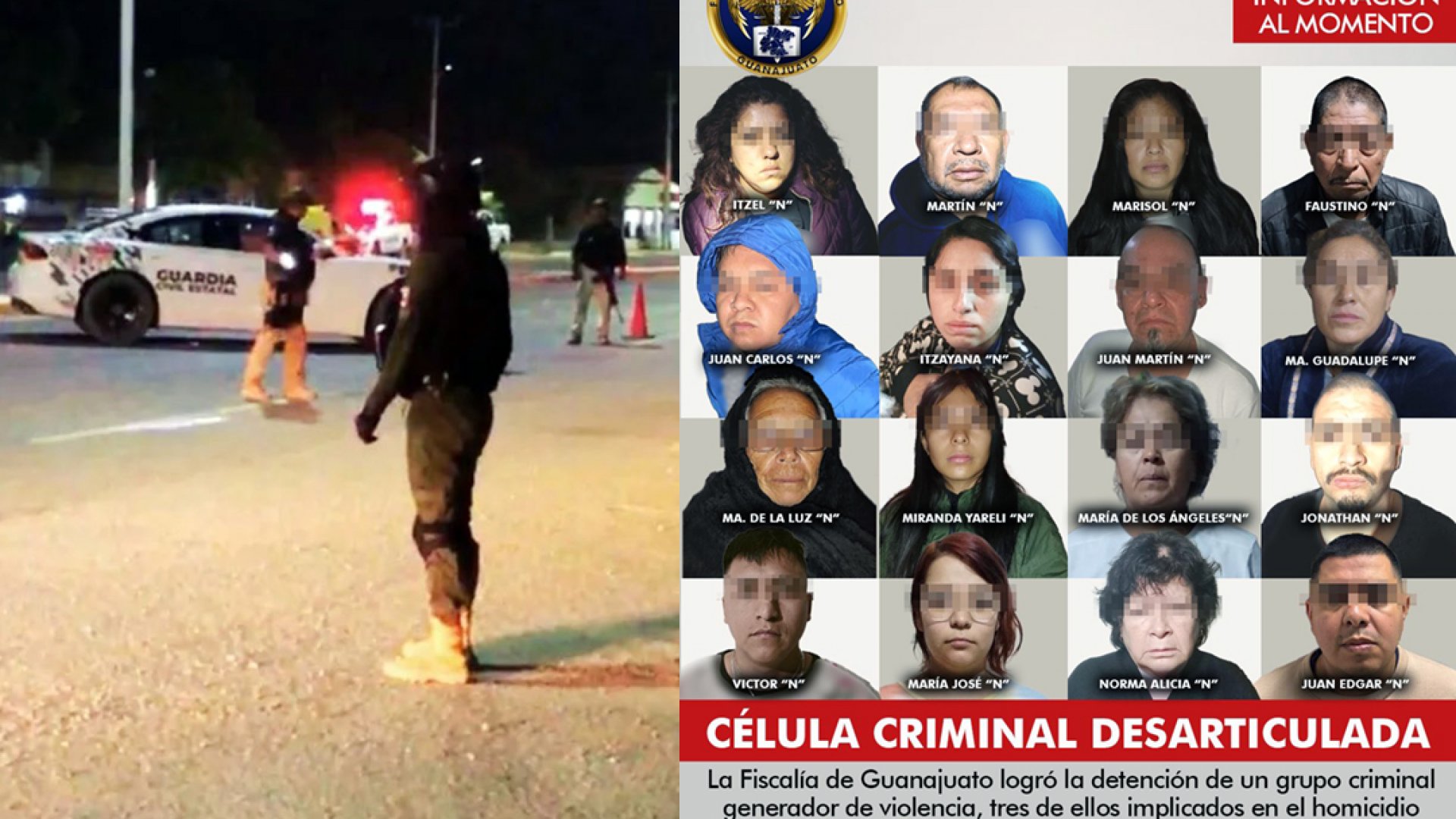 FGE de Guanajuato desarticula célula criminal; la vinculan al asesinato de alcalde en Tancanhuitz