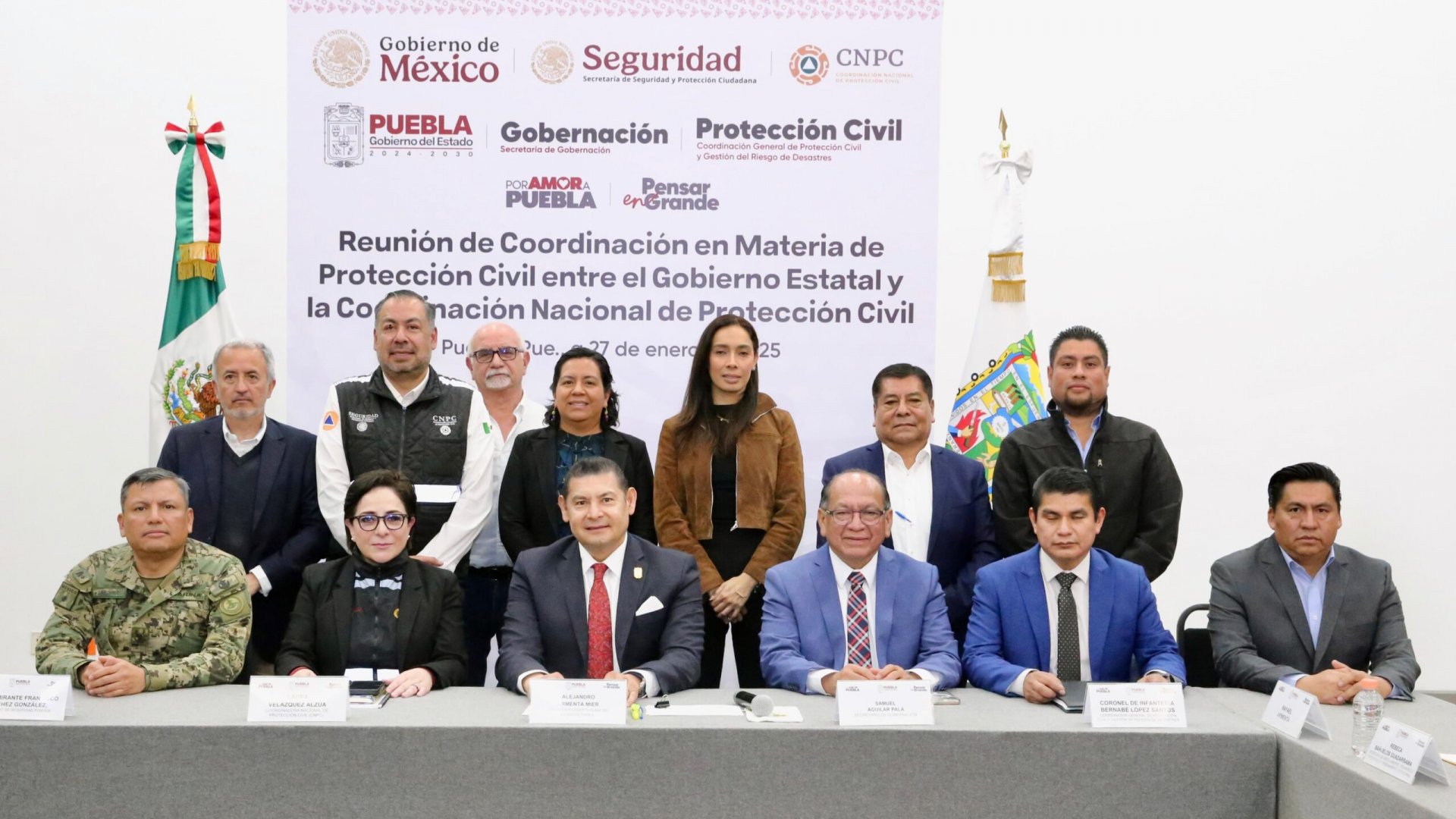 Por la seguridad y protección de las familias, Puebla alineada a la estrategia de Sheinbaum