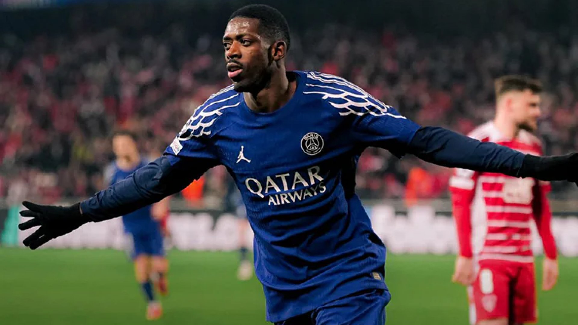 PSG aplasta 3-0 a Brest en Champions con doblete de Dembélé