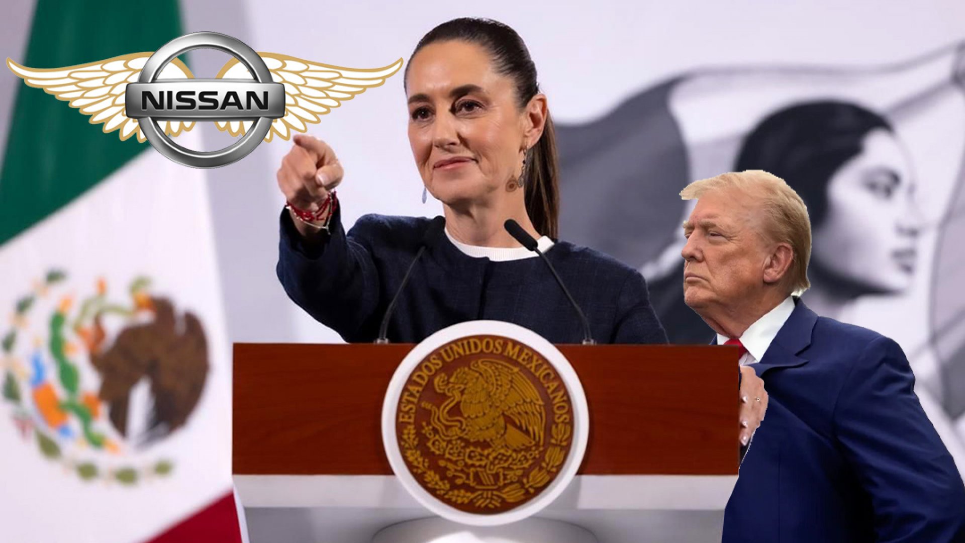 Trump amenaza con aranceles a autos importados; Nissan evalúa dejar México