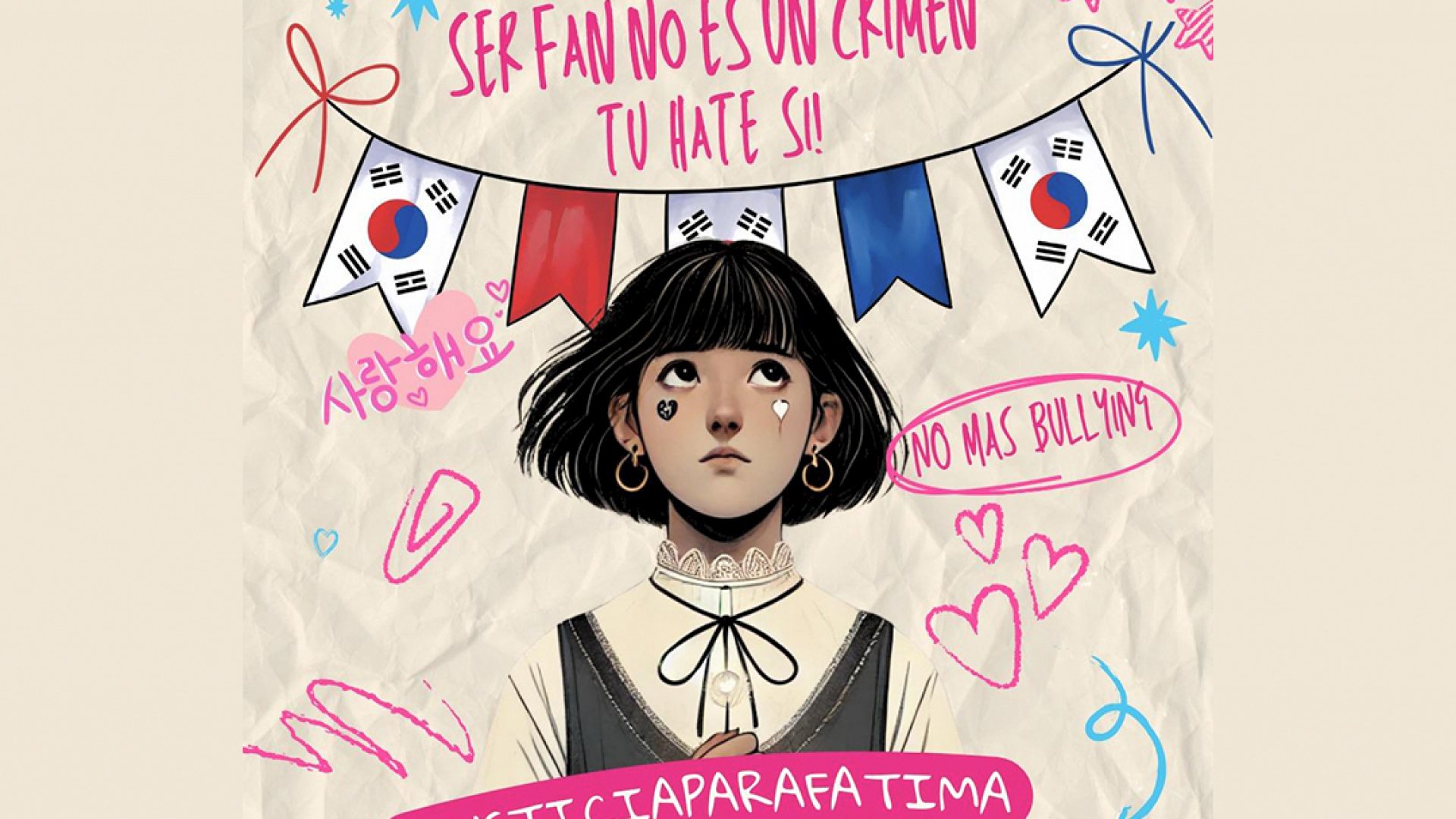 Arrojan a niña de 13 años de tercer piso por ser fan del K-pop
