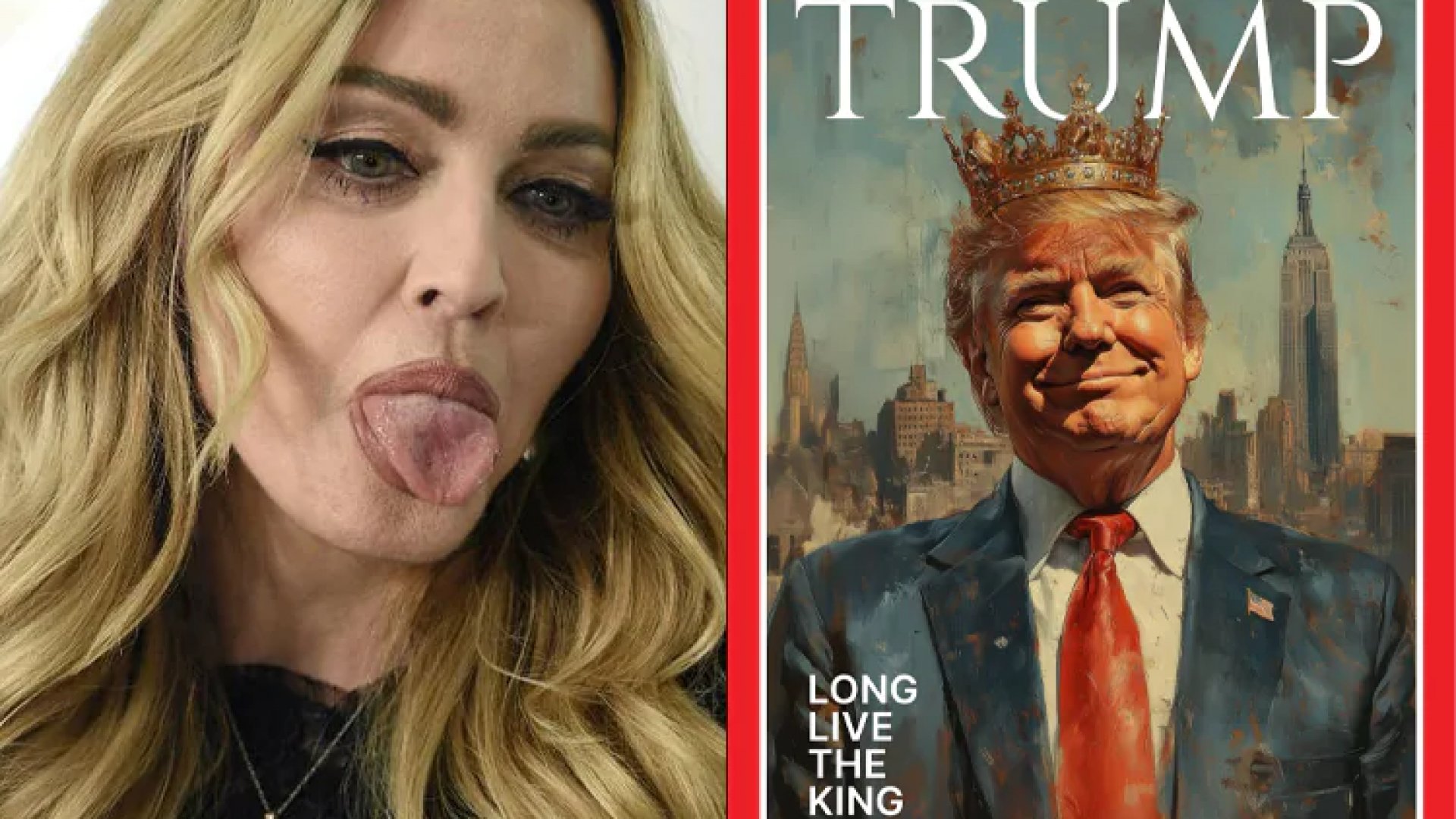 Madonna critica a Trump por “declararse rey”: “Si esto es una broma, no me estoy riendo”