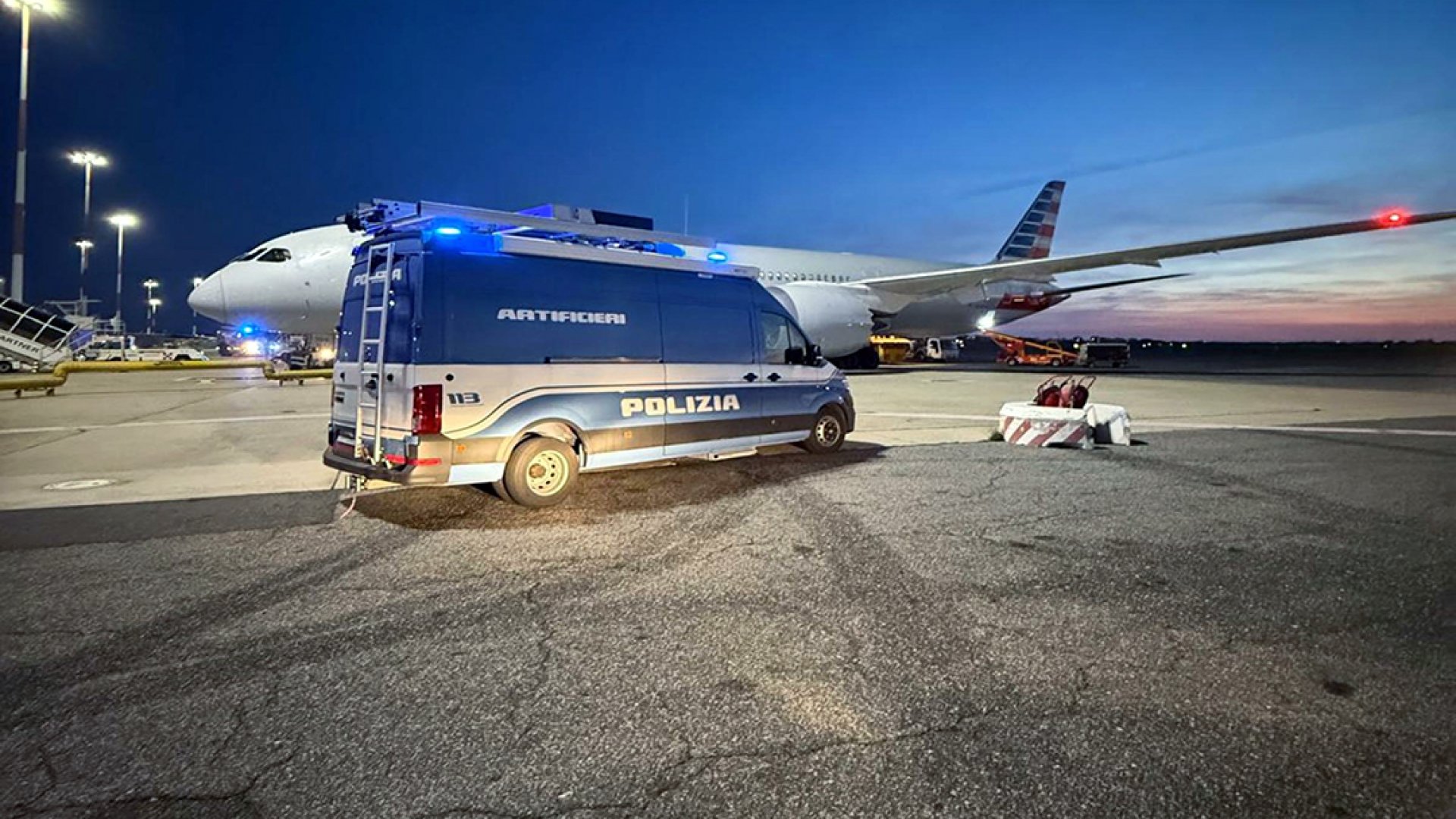 Un vuelo de American Airlines fue desviado a Roma por una amenaza de bomba