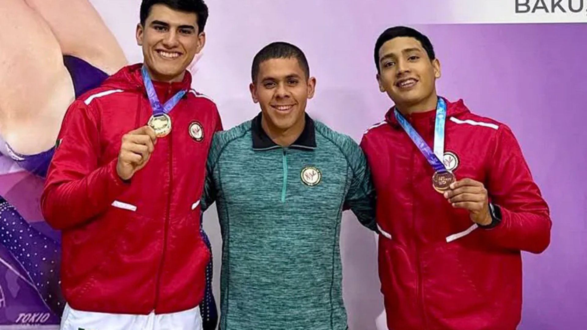 México obtiene medalla de bronce en Copa del Mundo de Gimnasia de Trampolín