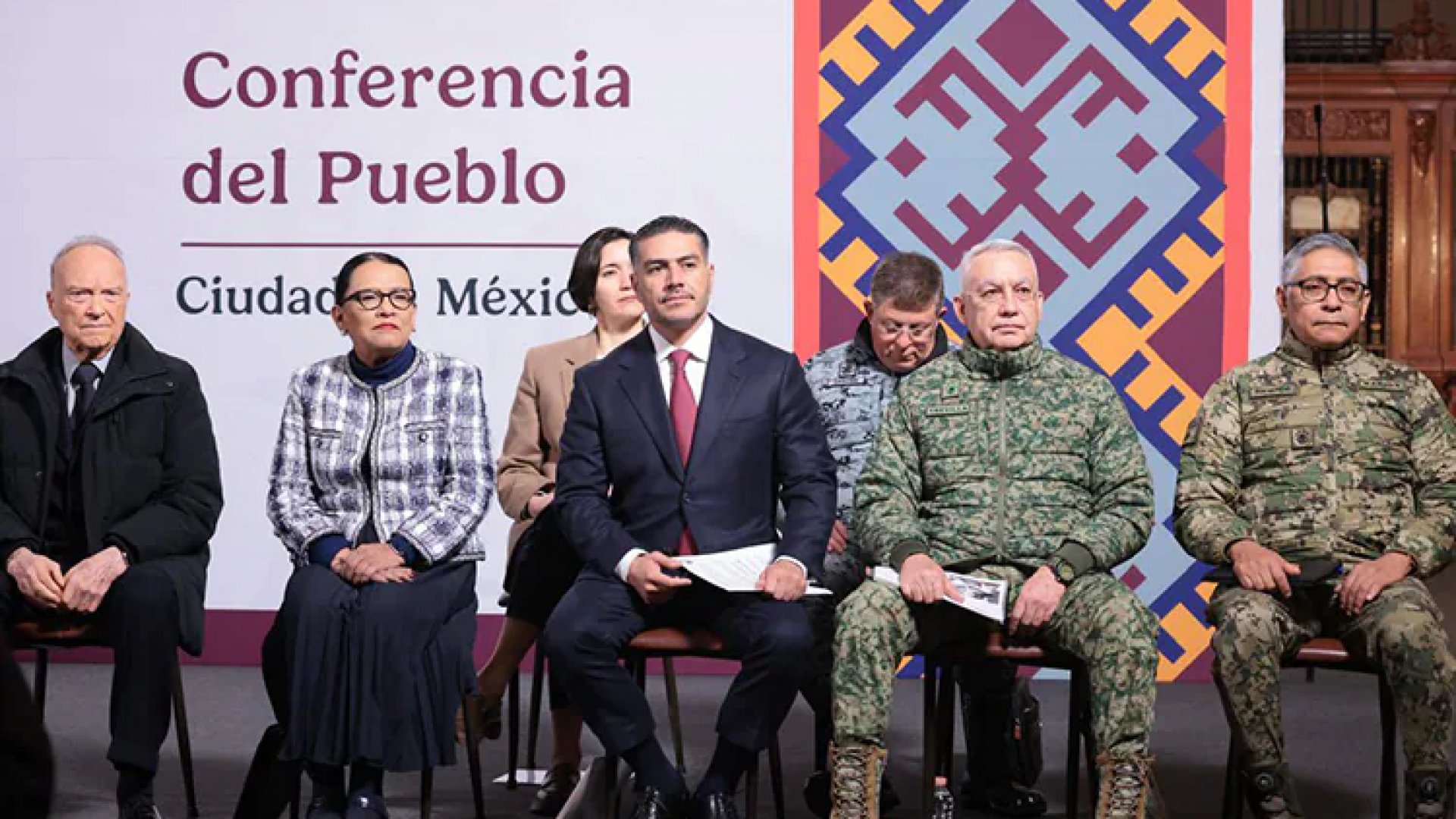 Gabinete de Seguridad combate al crimen organizado el Día de la Bandera