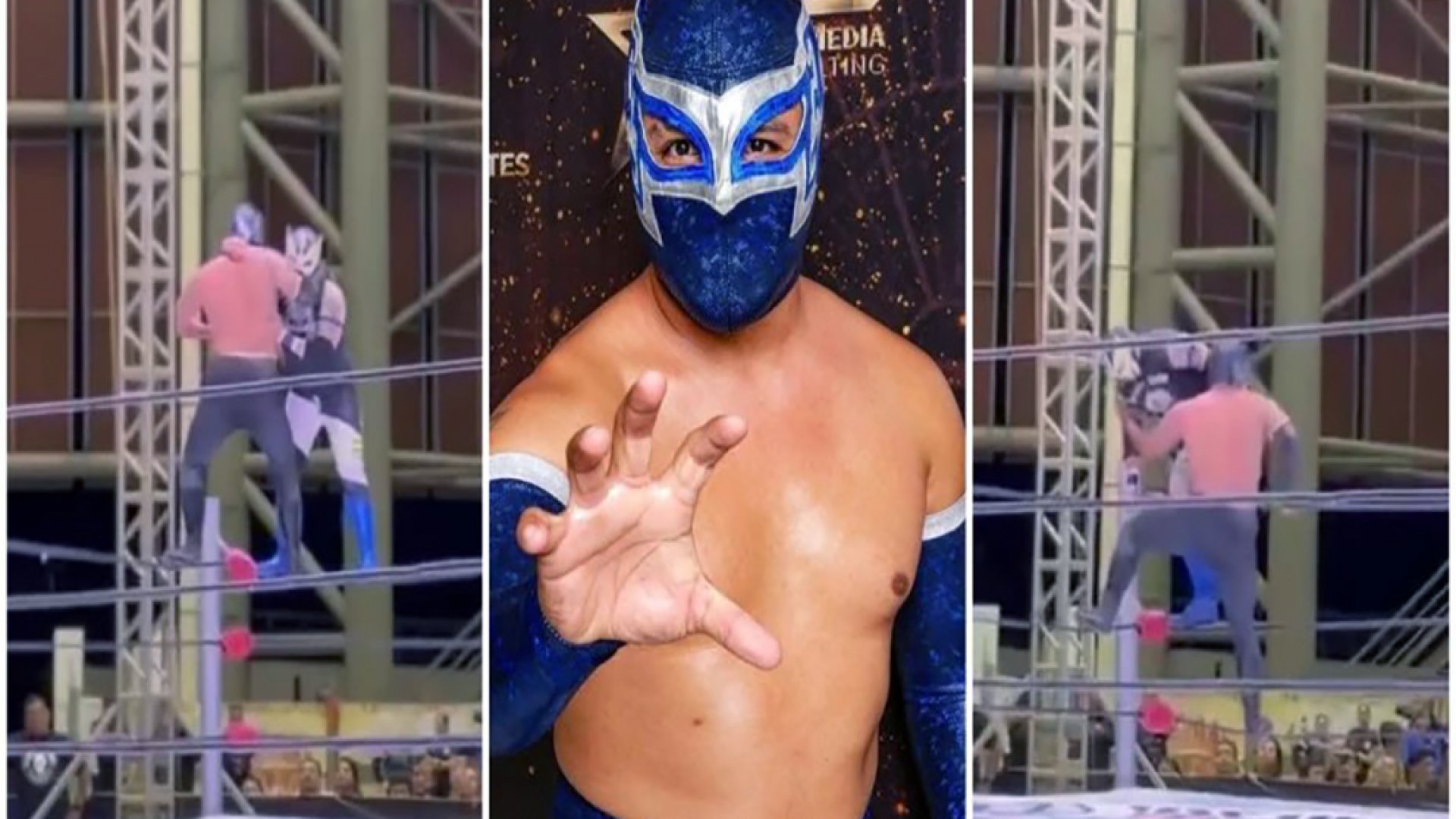 Luchador Misterius sufre grave lesión en la Arena San Marcos; estuvo en riesgo de quedar paralítico