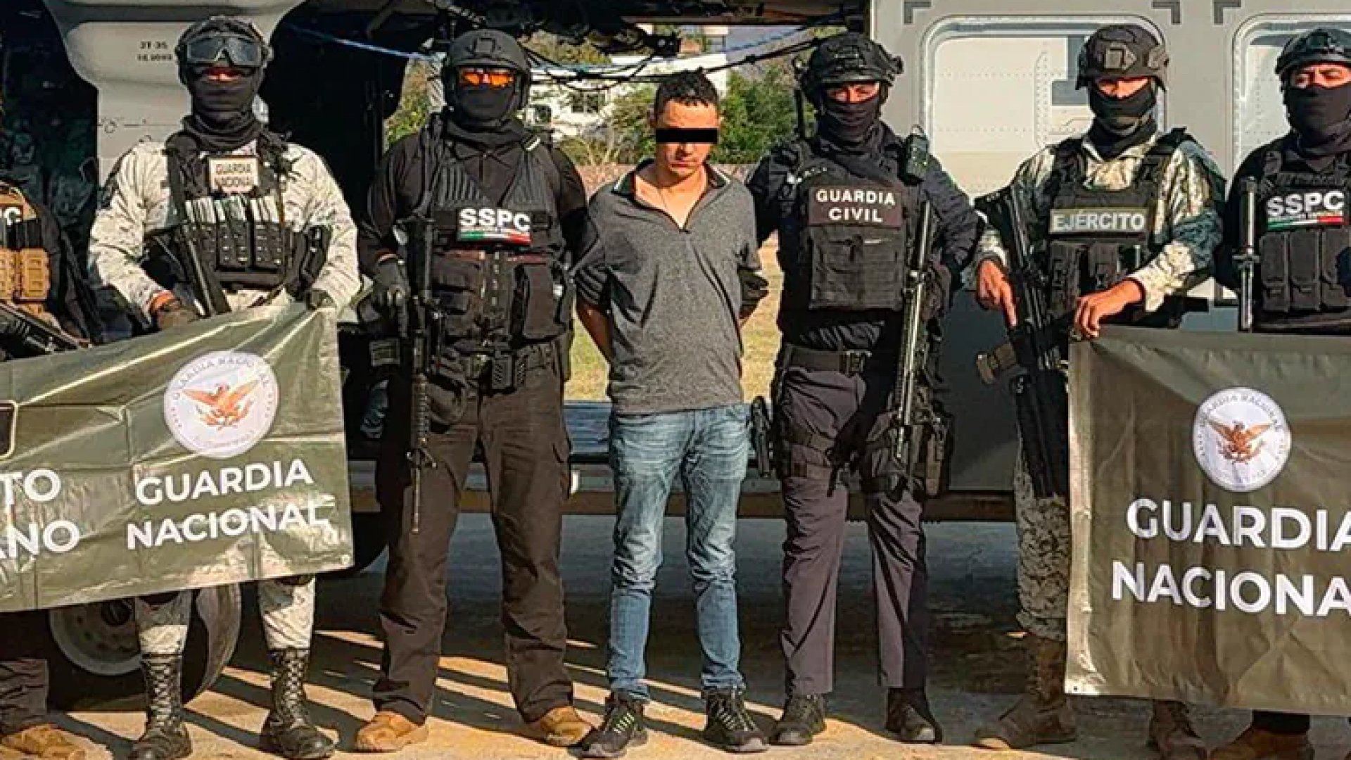 Cae en Apatzingán “La Silla”, líder criminal vinculado a asesinato de agentes de la FGR