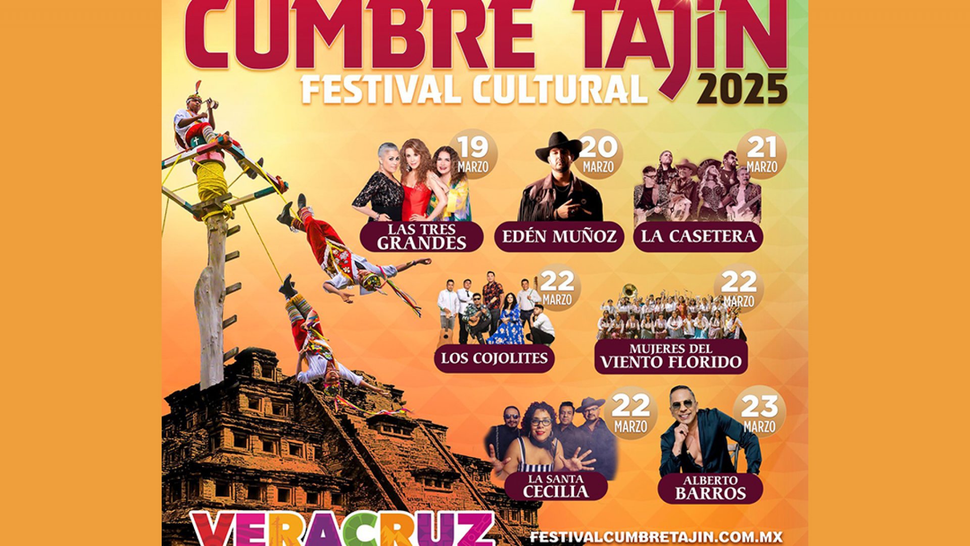 Gobernadora confirma cartelera de artistas para Cumbre Tajín