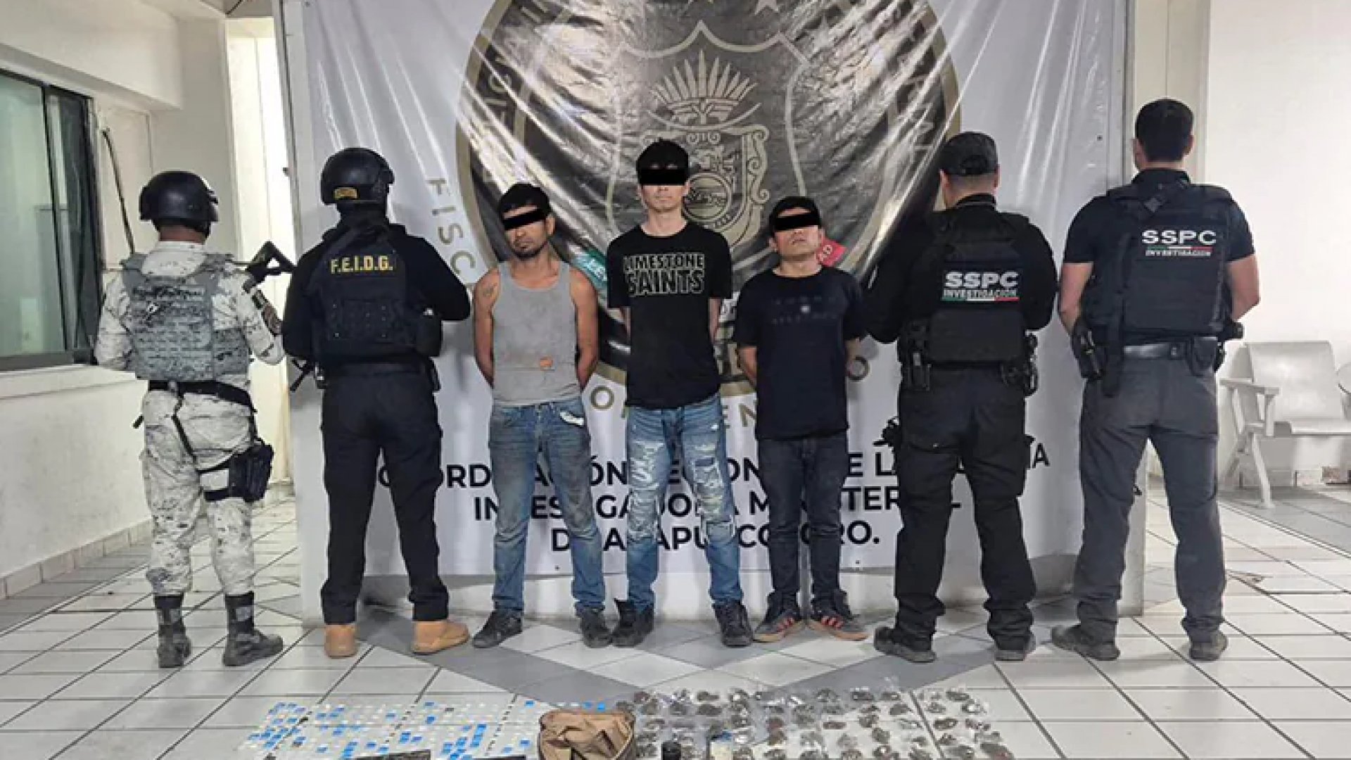 Caen integrantes de Los Rusos en operativo en Acapulco, Guerrero