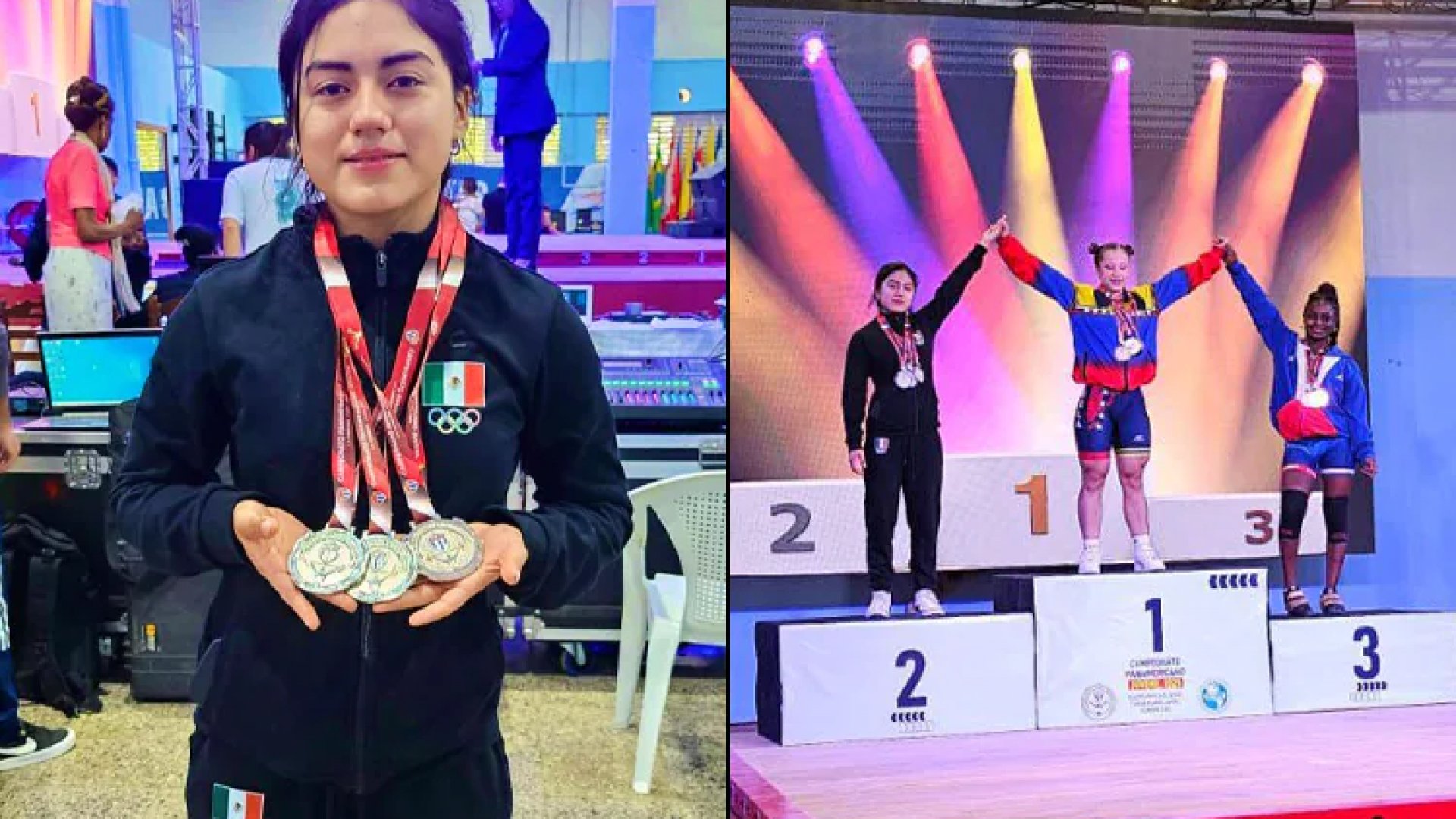 Kenia May obtiene tres platas y se proclama subcampeona panamericana de halterofilia