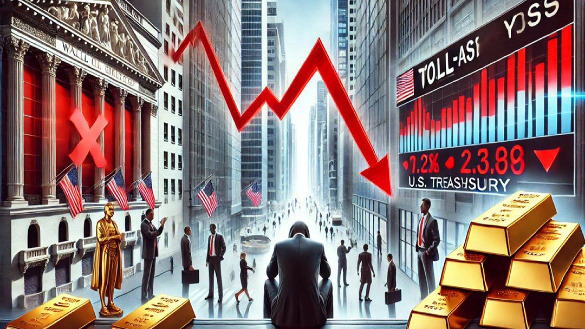 Wall Street se desploma por las turbulencias comerciales tras nuevas amenazas de Trump