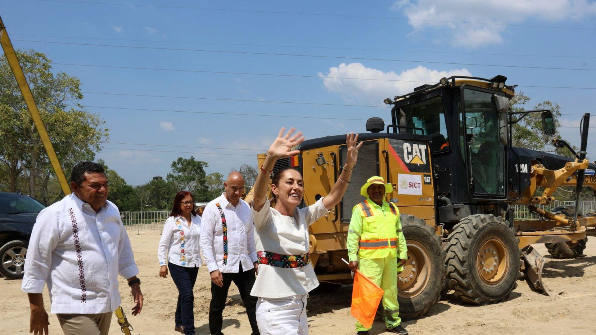 Claudia Sheinbaum encabeza inicio de obras para la carretera Macuspana-Escárcega