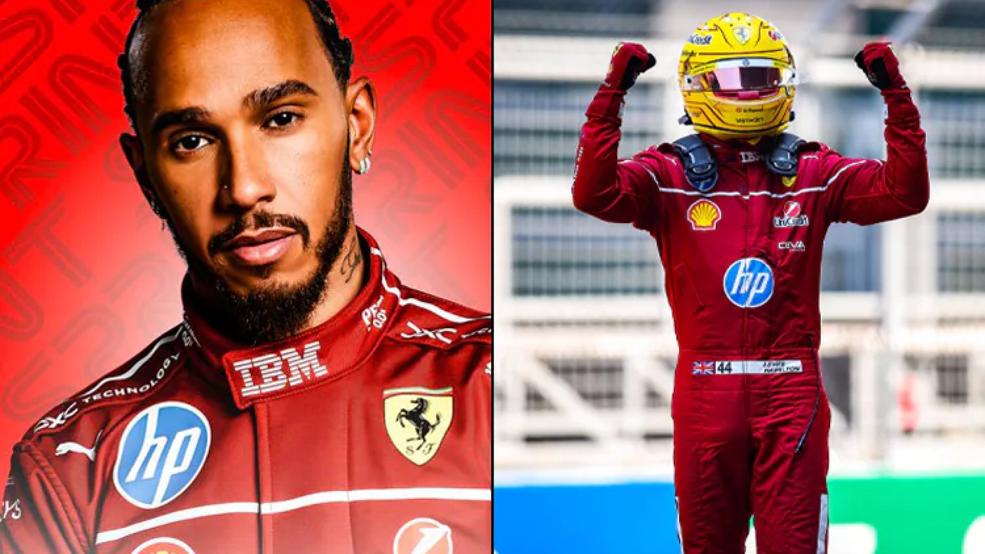 Lewis Hamilton celebra triunfo en carrera Sprint con Ferrari en el GP de China