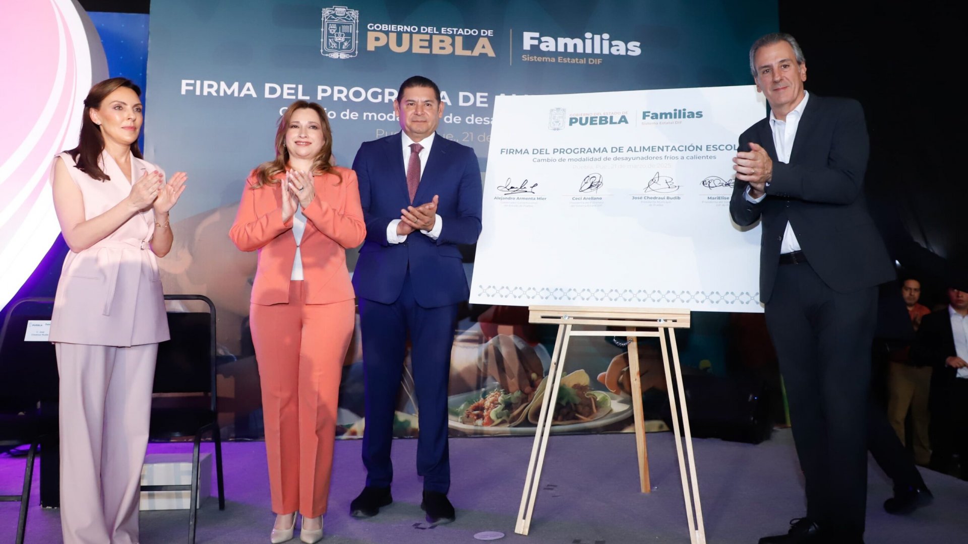 Alimentación sana para las y los niños de Puebla concreta el gobierno de Puebla