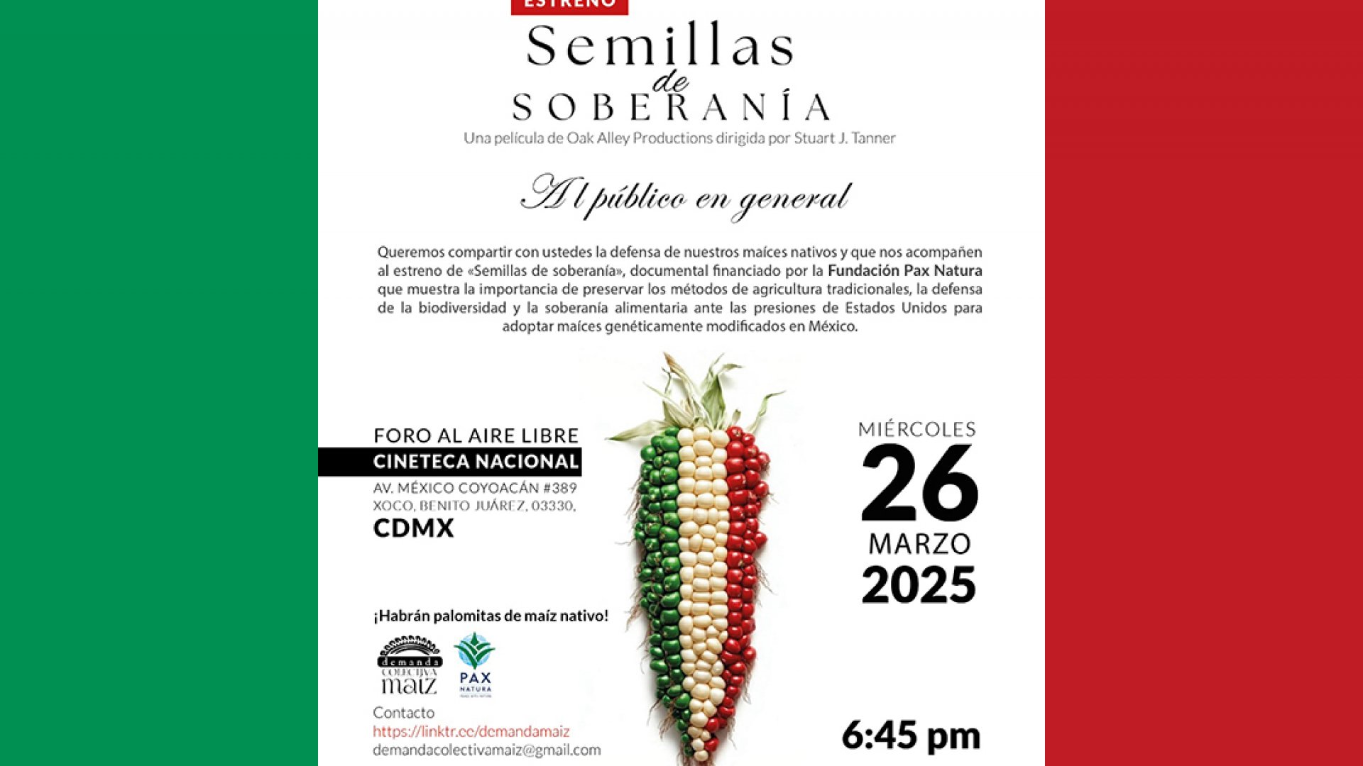 Exponen en «Semillas de Soberanía» la defensa del maíz nativo en México