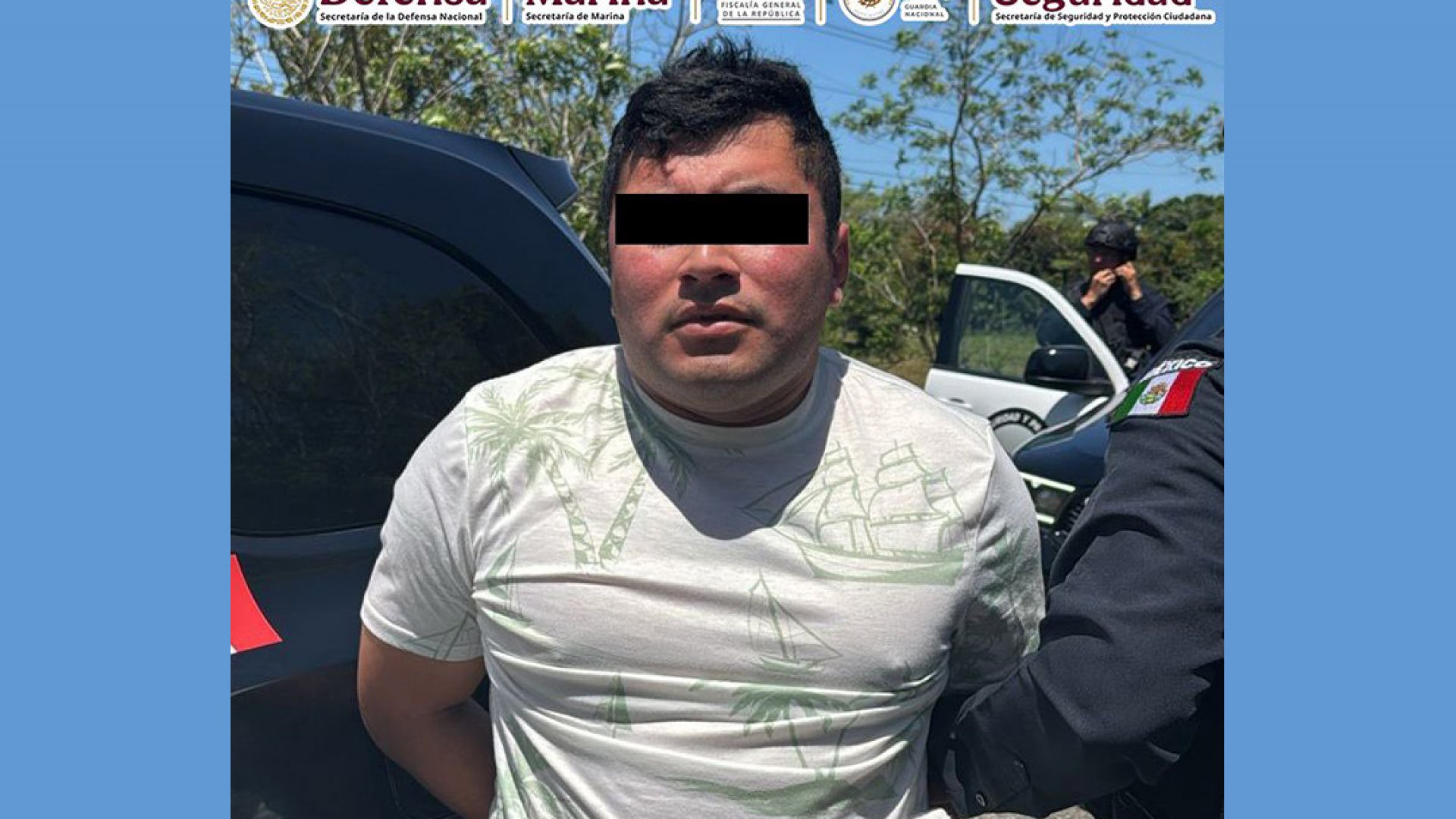 Capturan a “El Guasón”, presunto líder de grupo criminal en Tabasco