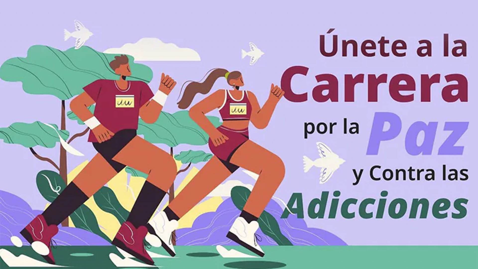 Conade impulsa Carrera “Por la paz y contra las adicciones”