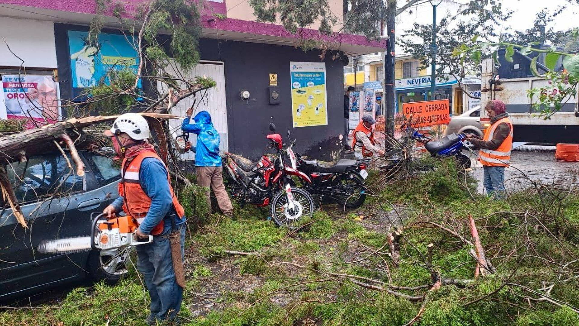 Atiende Protección Civil Municipal afectaciones por lluvias