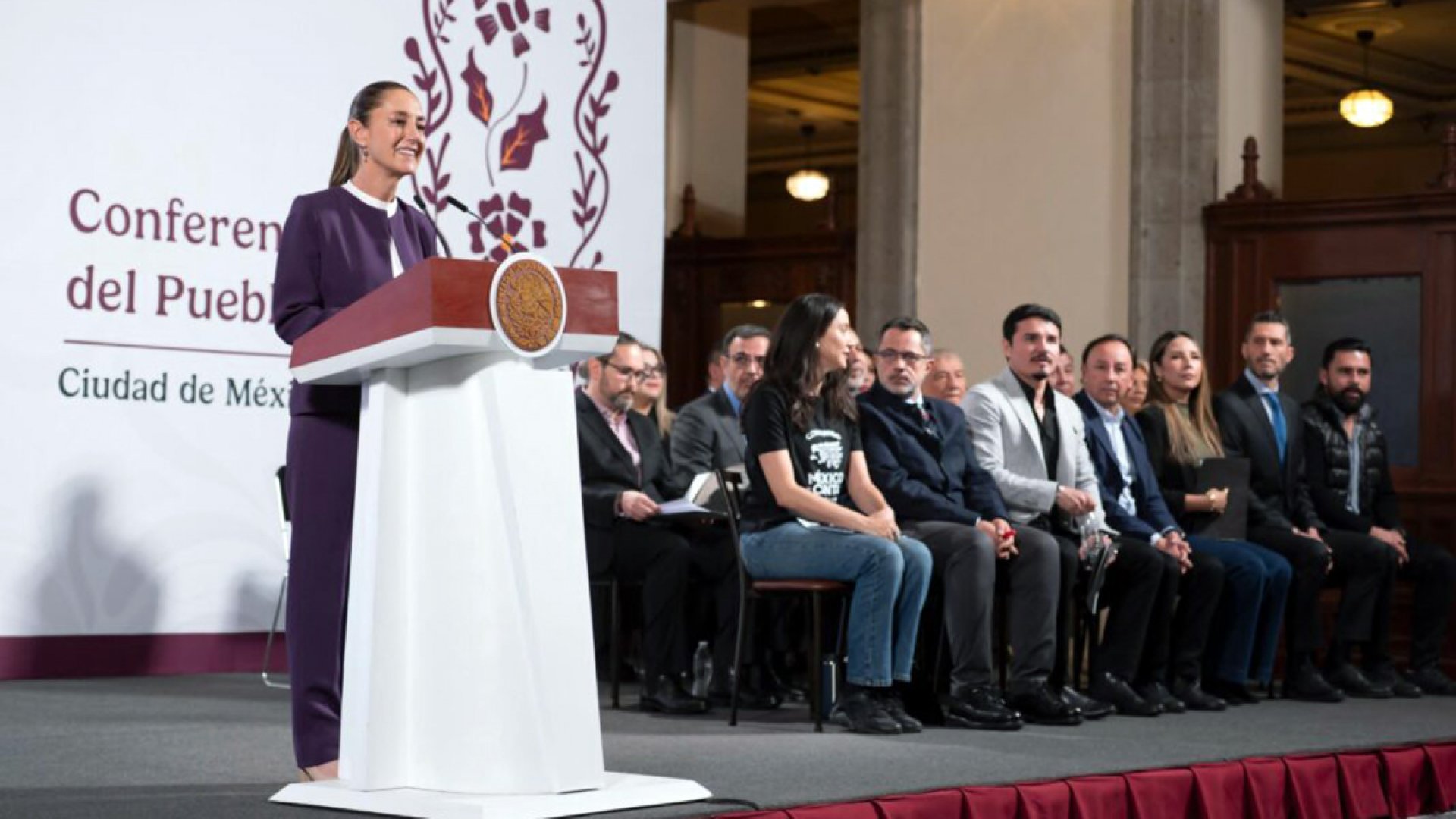 Sheinbaum anuncia primer concurso binacional de música