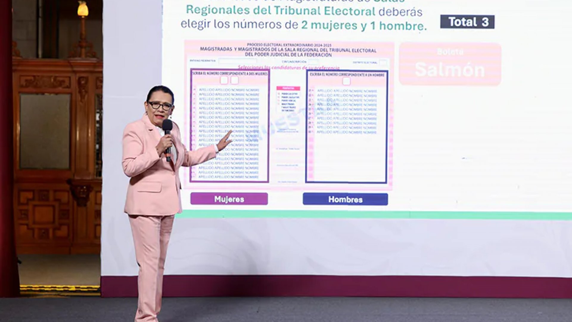 Rosa Icela Rodríguez afirma que el Gobierno sí puede promover el voto en elección judicial