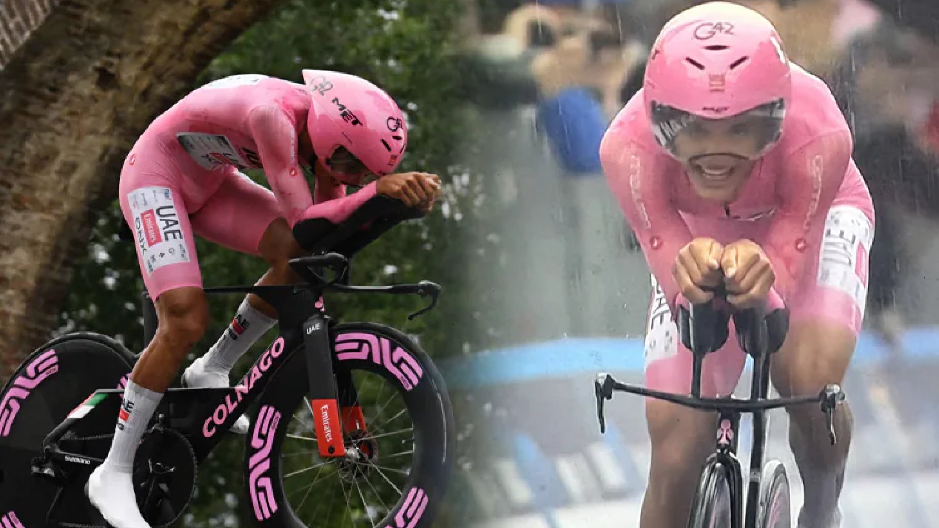 Isaac del Toro conserva “maglia rosa” en el Giro de Italia pese a contrarreloj bajo lluvia