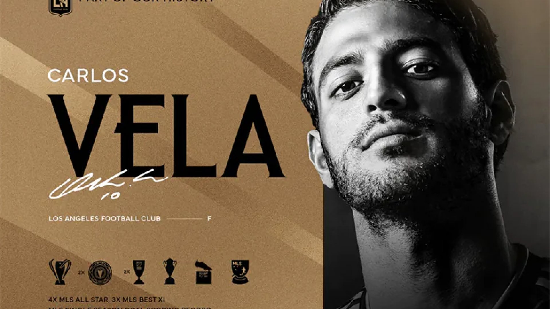 Carlos Vela se retira del futbol profesional; será el primer embajador del LAFC