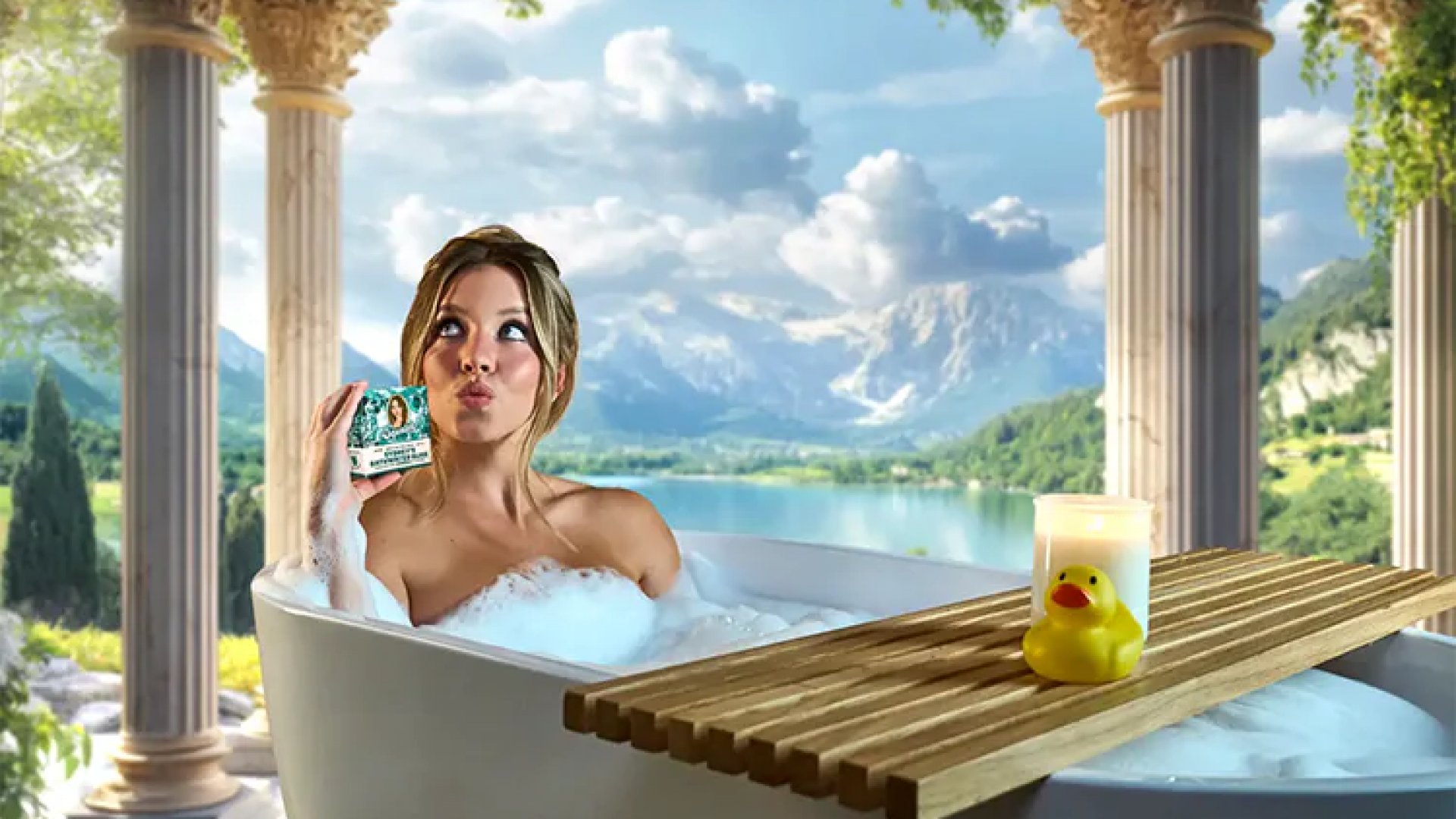 Para fans reales: Sydney Sweeney lanza jabón con agua residual de su baño