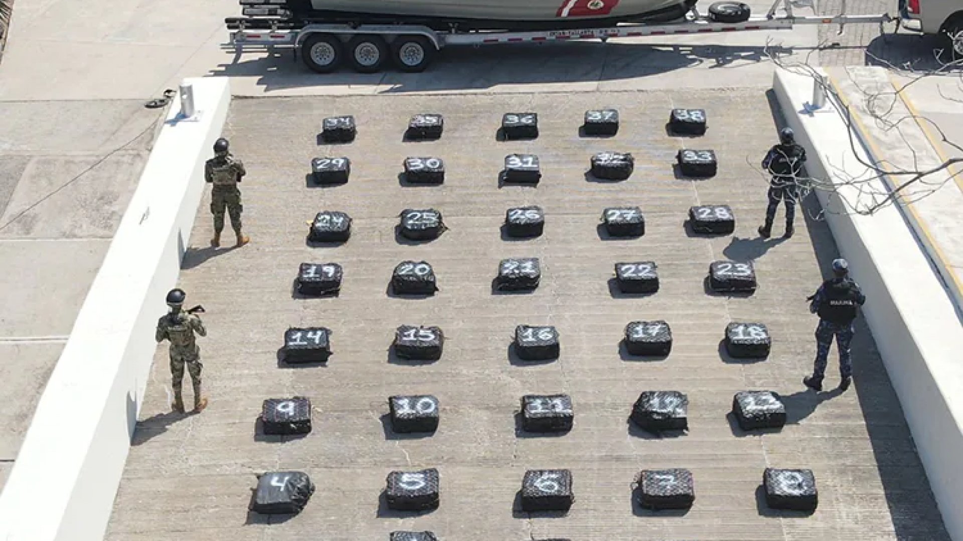 En costas de Jalisco, incautan mil 500 kilogramos de cocaína
