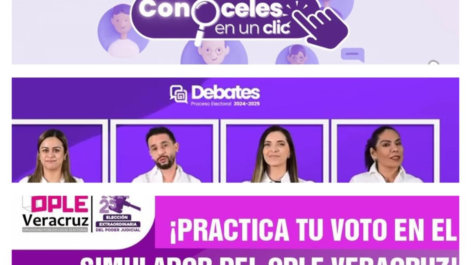 OPLE Veracruz te invita a conocer sus herramientas para emitir un voto informado y razonado