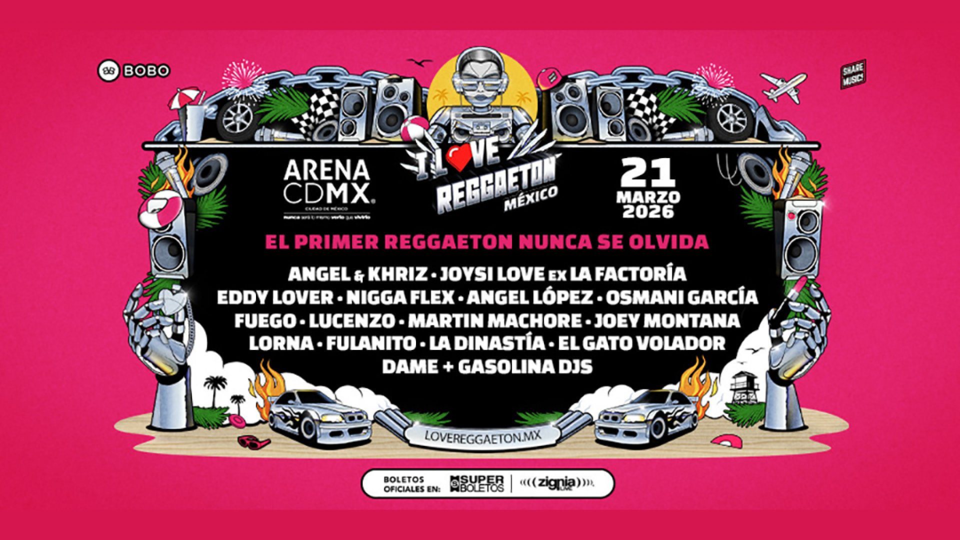 “I Love Reggaetón” llega con 14 artistas