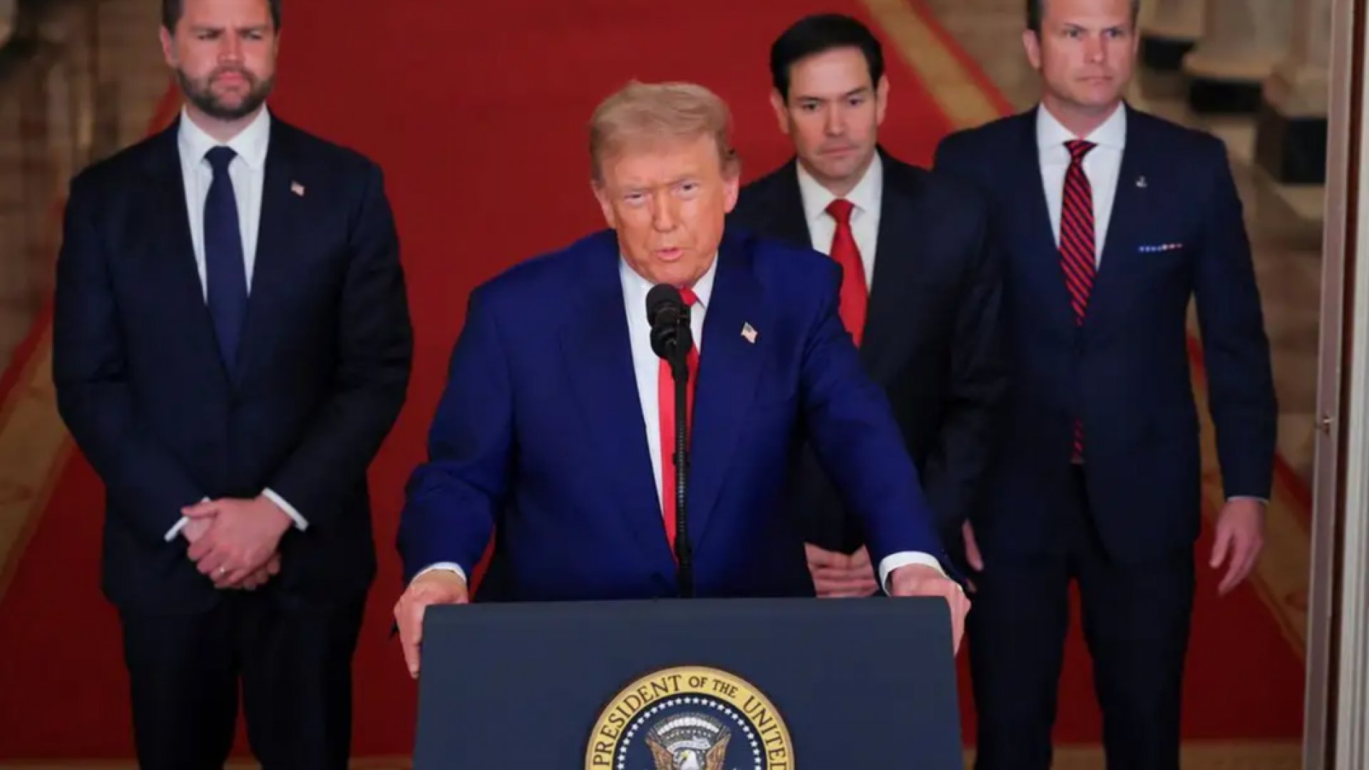 Trump exige paz a Irán tras destruir centrales nucleares