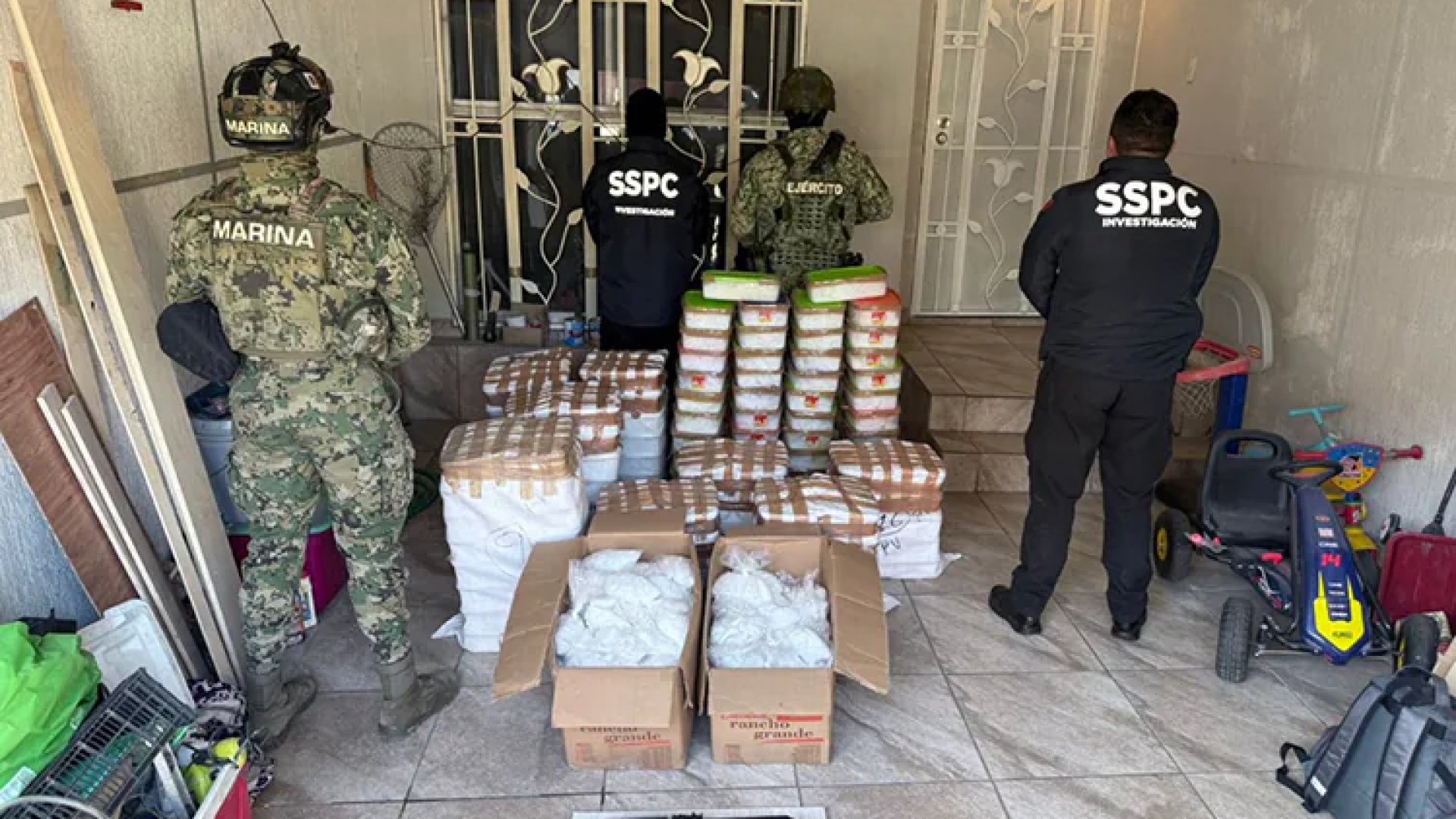 Operación Frontera Norte incauta más de una tonelada de droga en un solo fin de semana