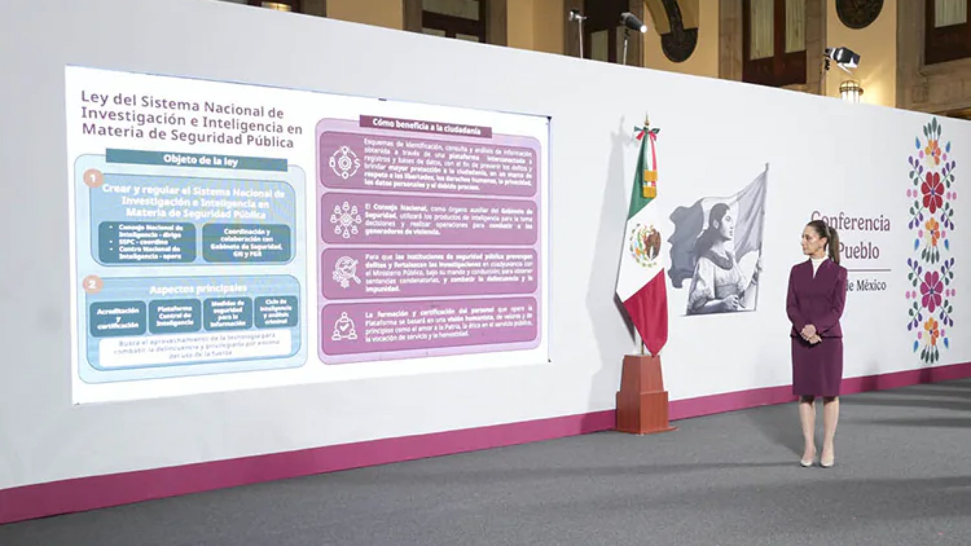 Presenta Sheinbaum reformas a leyes de Seguridad Pública y Guardia Nacional