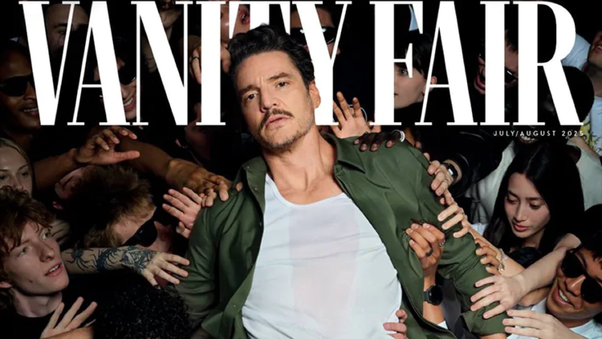 Pedro Pascal rompe las redes al posar en “Vanity Fair” y arremete contra J.K. Rowling