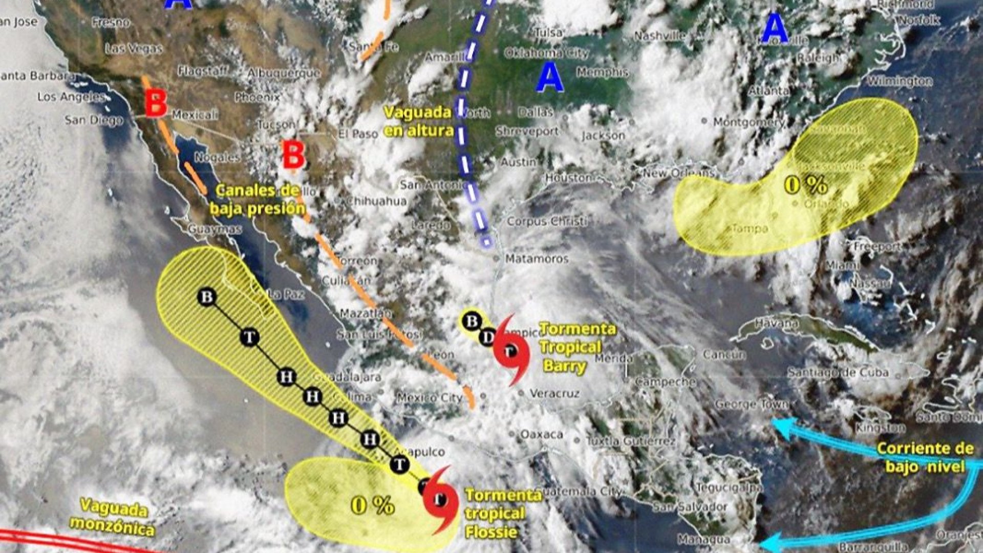 Suspenden clases en 51 municipios por Barry
