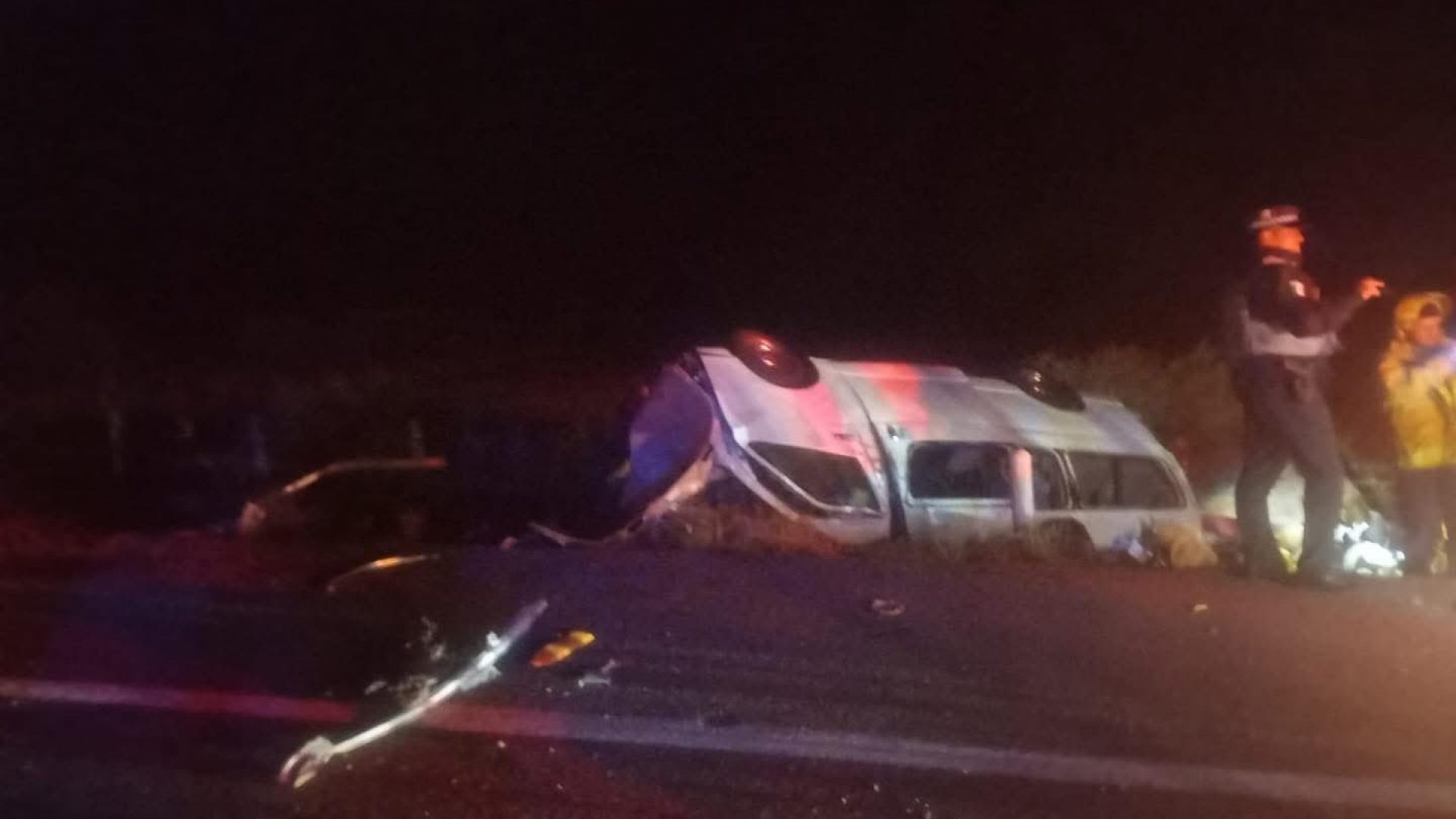 Mueren 14 tras choque frontal en Zacatecas