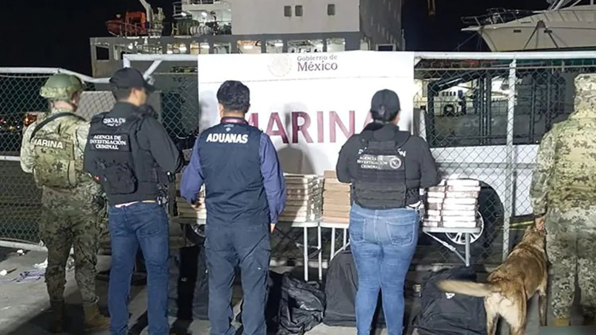 En Baja California, autoridades aseguran 200 kilos de cocaína ocultos en contenedor