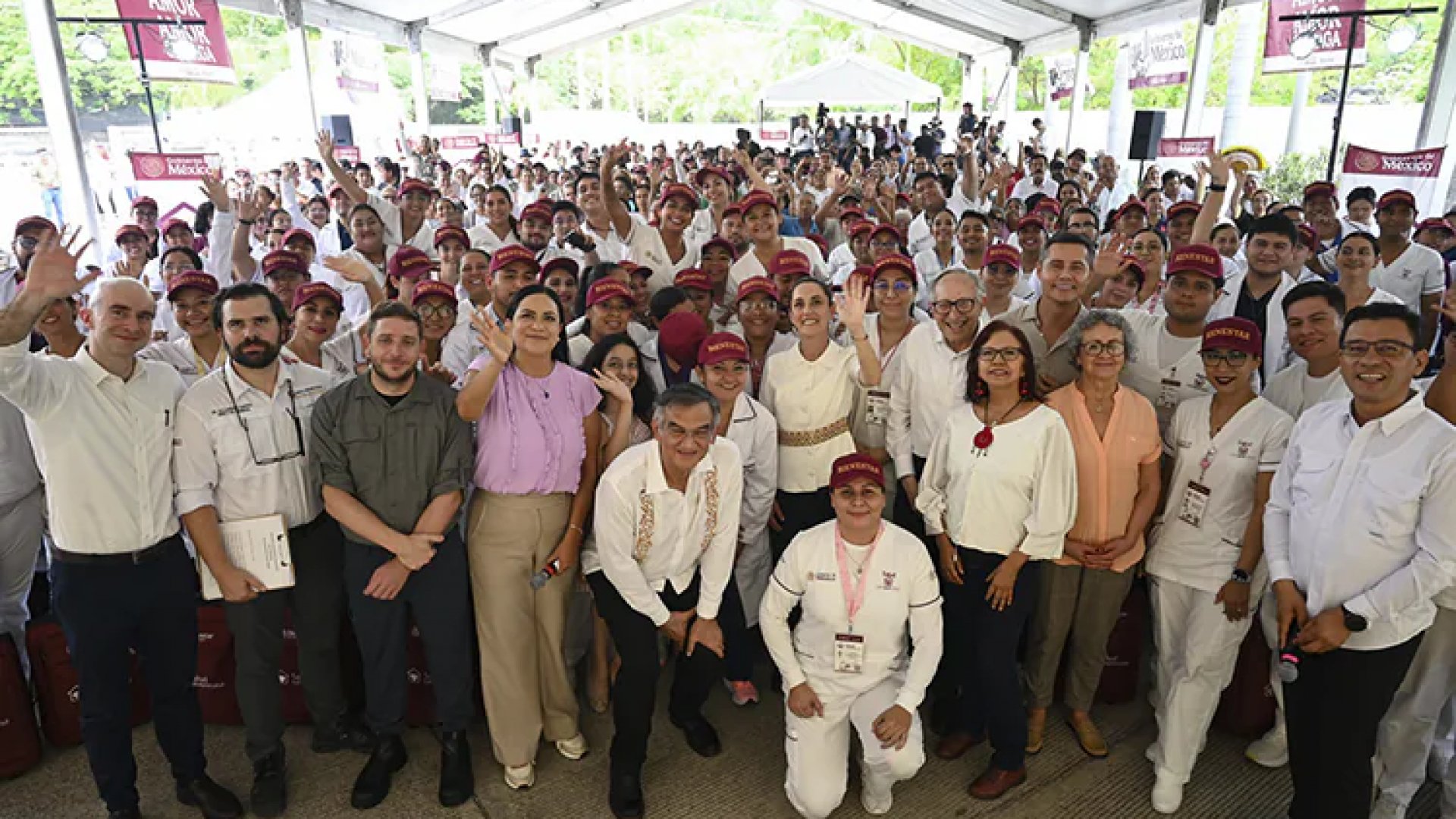 “Salud casa por casa es amor al pueblo”, expresa Sheinbaum desde Tamaulipas