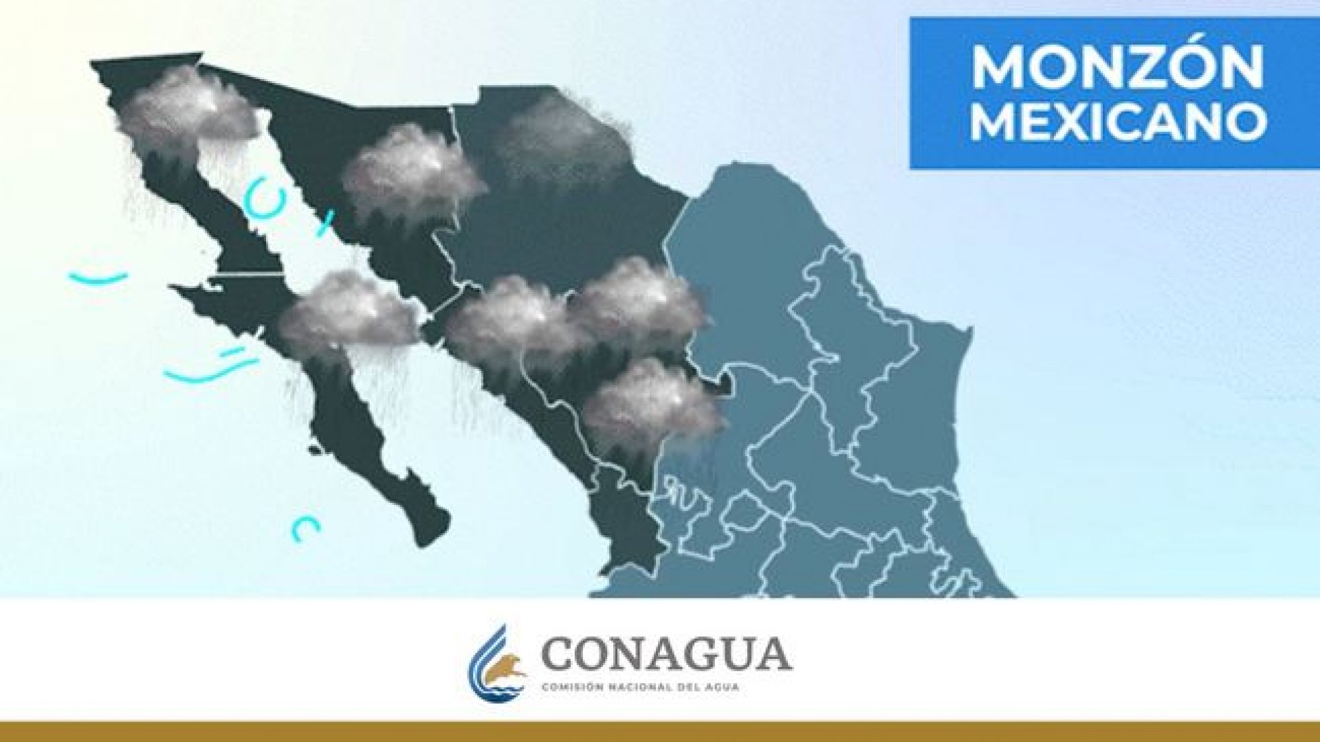 Se establece el monzón mexicano en seis estados