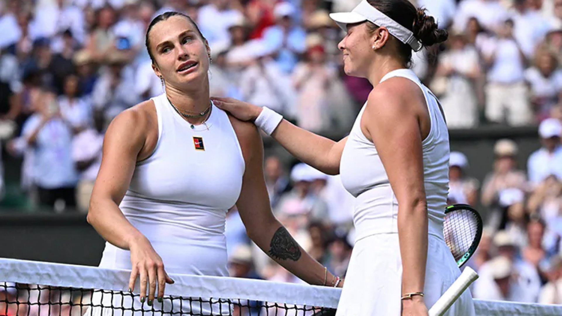 Aryna Sabalenka confiesa “relación de odio” con Wimbledon tras caer en semifinales