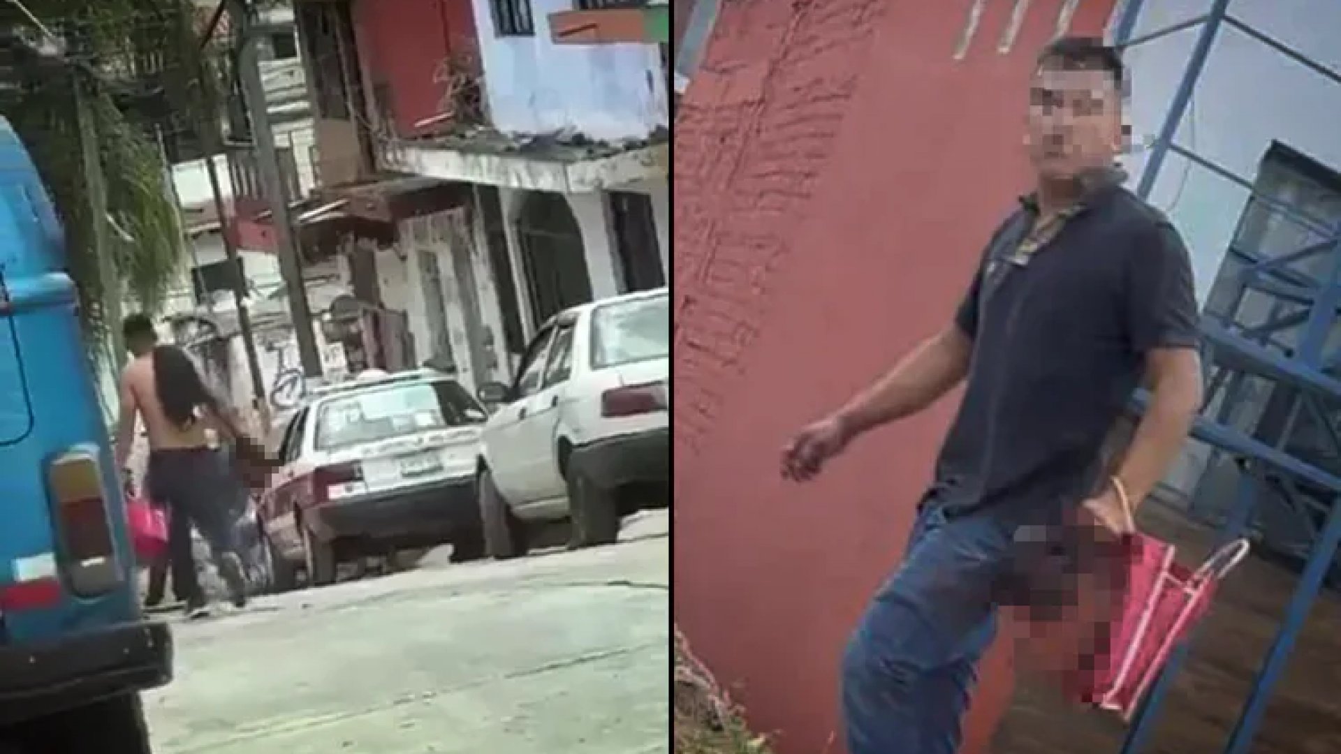 Terror en Coatepec: Hombre carga la cabeza de su víctima por las calles del centro