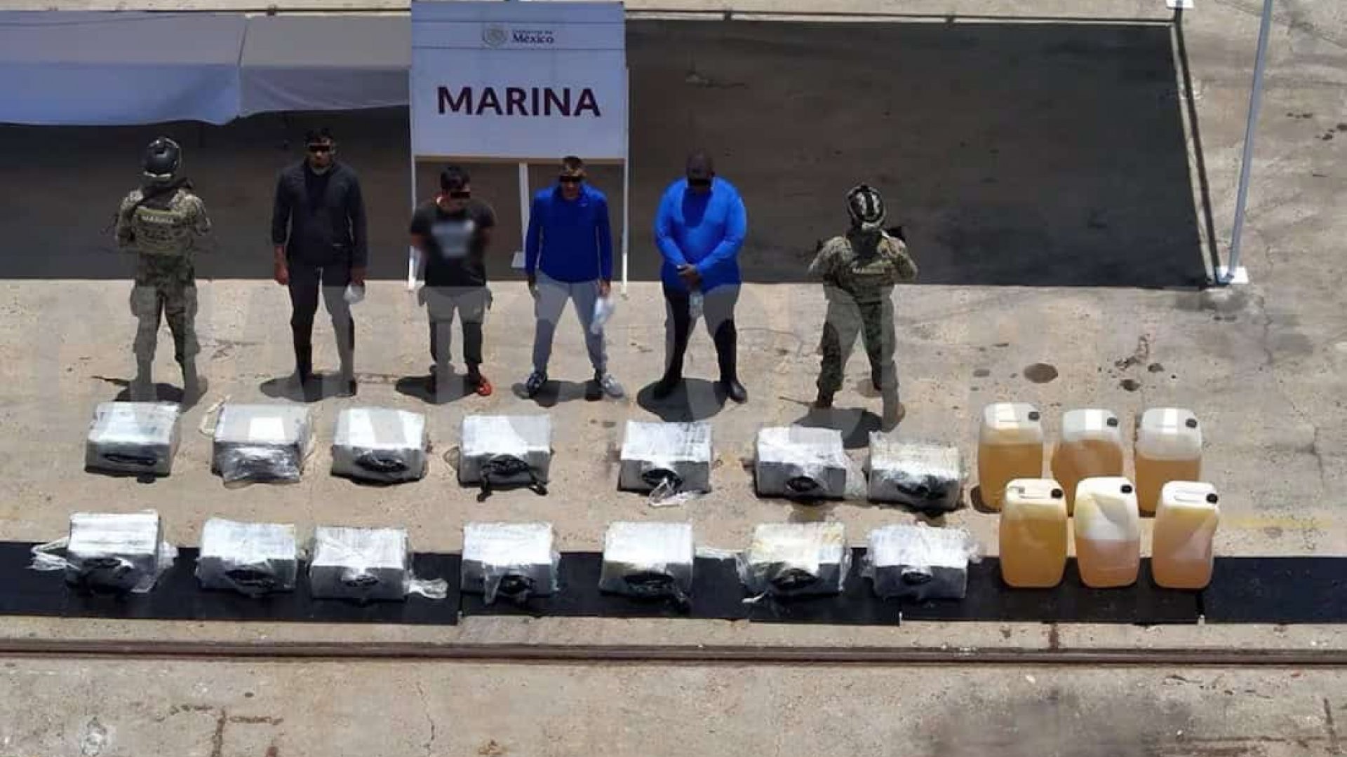 Van 45 toneladas de ‘coca’ decomisadas por la Semar durante este sexenio