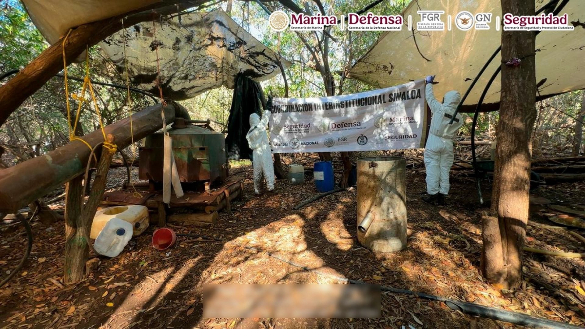 Golpe al Cártel de Sinaloa: desmantelan 6 narcolaboratorios en Culiacán