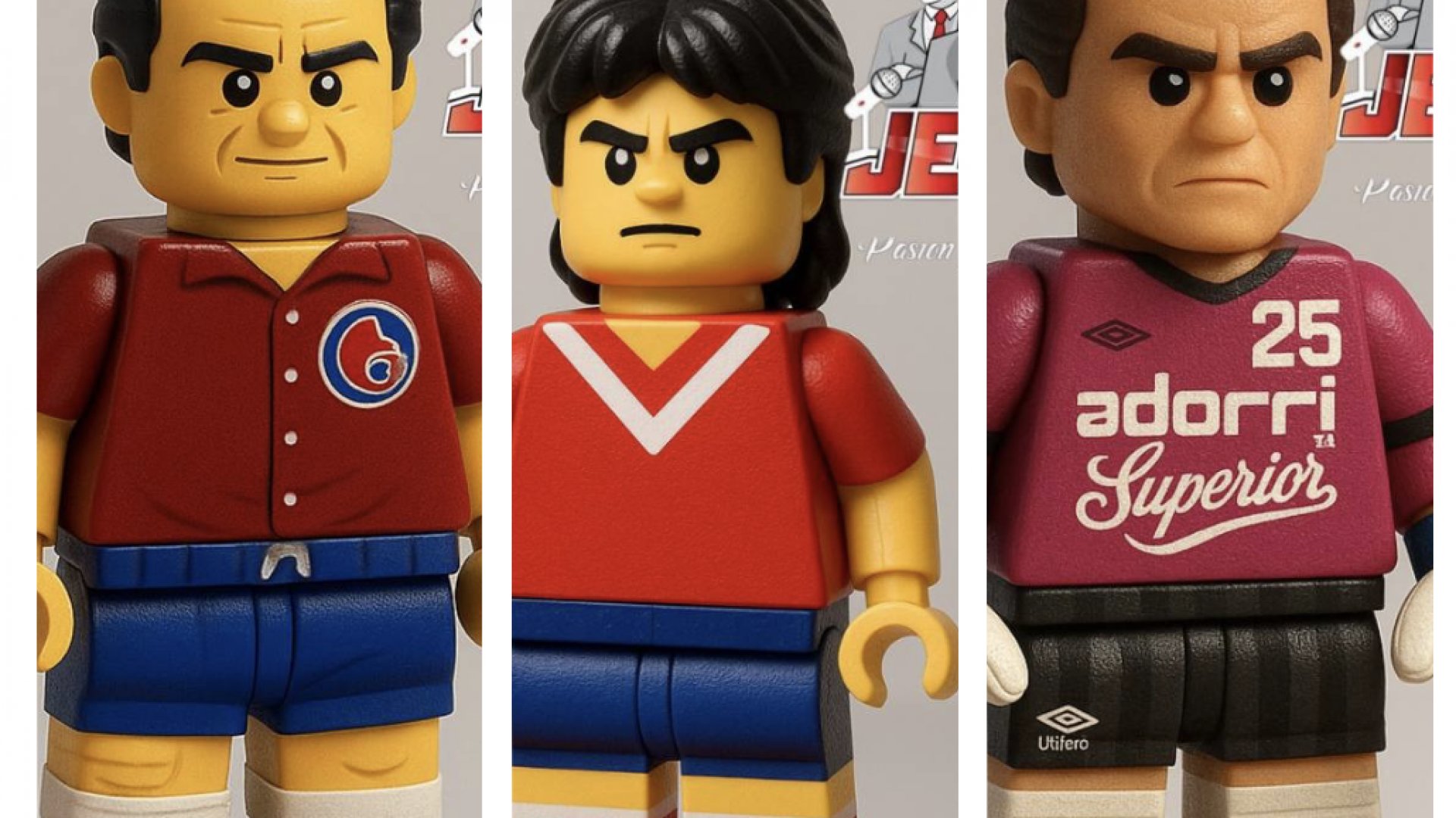 Crean figuras LEGO de exjugadores de los Tiburones Rojos de Veracruz